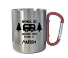 Karabinertasse | Personalisierbar | Tasse Camping Wohnmobil - Roo's Gift Shop