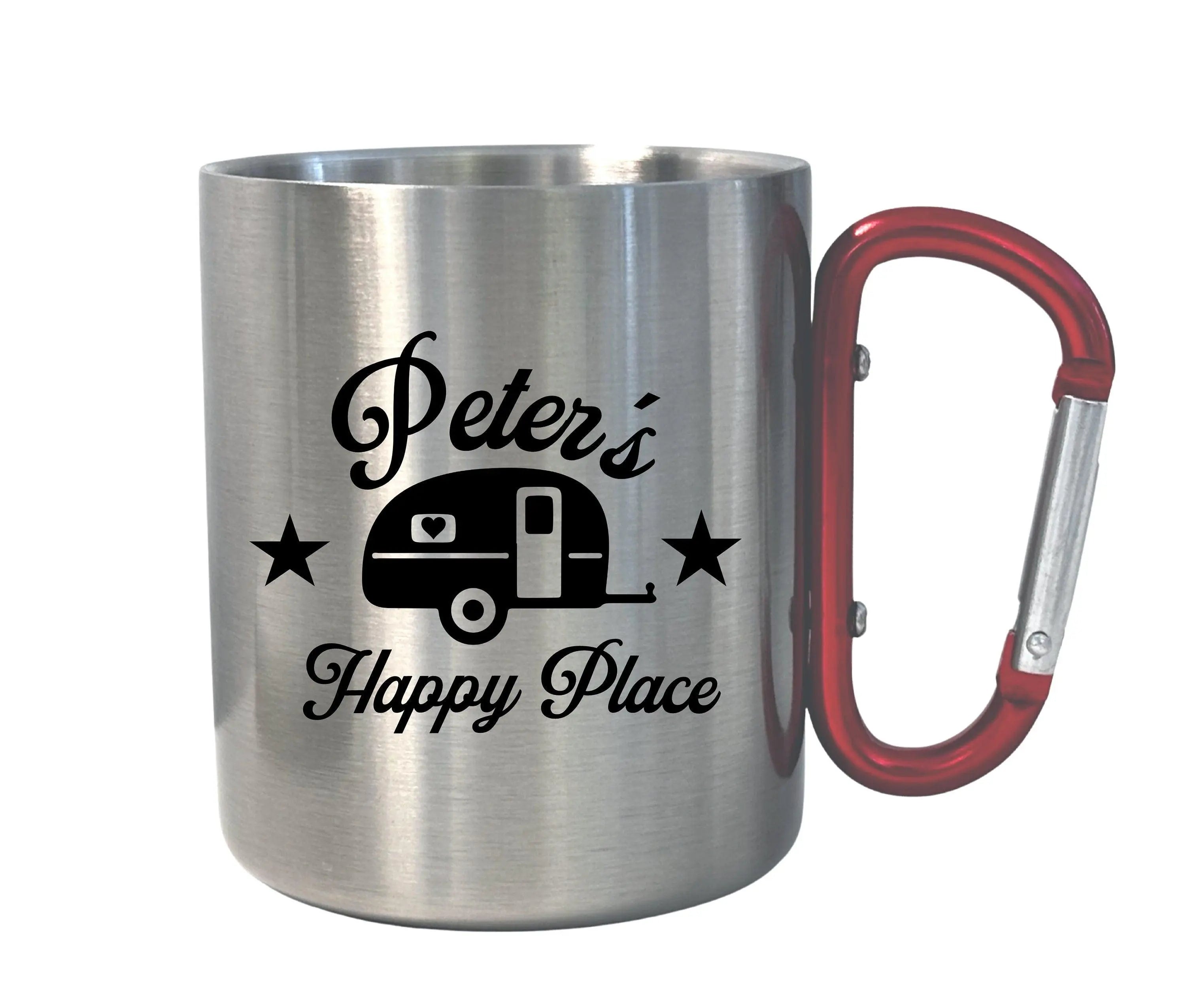 Karabinertasse | Personalisierbar | Tasse Camping Wohnmobil - Roo's Gift Shop