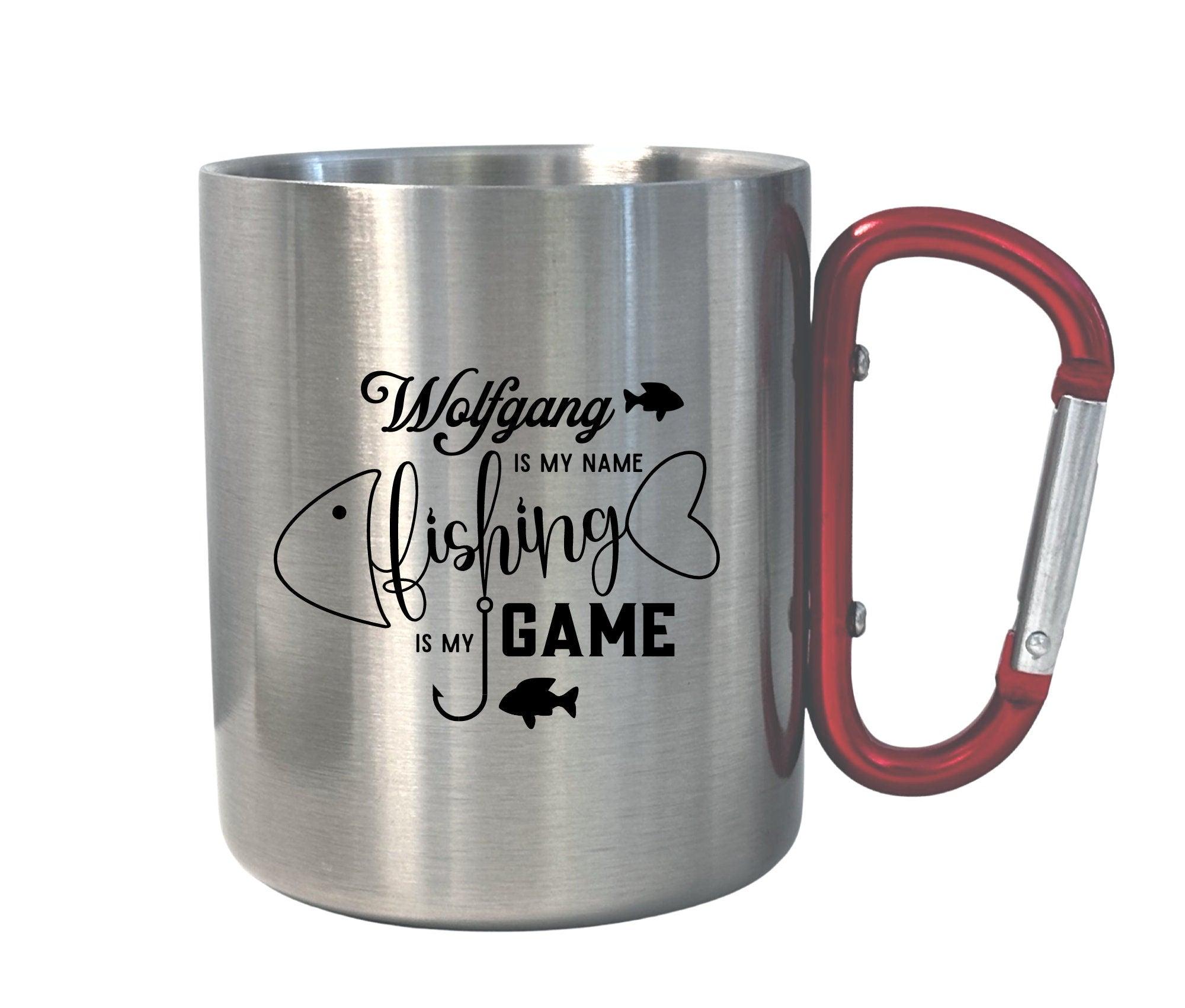 Karabinertasse | Personalisierbar | Tasse für Angler - Roo's Gift Shop