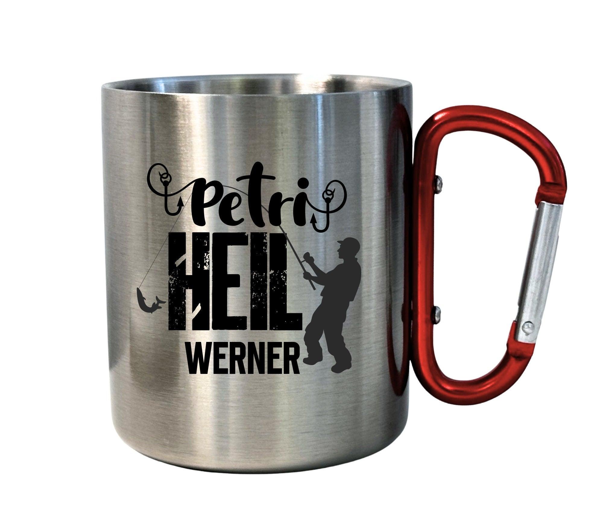 Karabinertasse | Personalisierbar | Tasse für Angler - Roo's Gift Shop