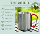 Karabinertasse | Personalisierbar | Tasse Rennradfahrer - Roo's Gift Shop