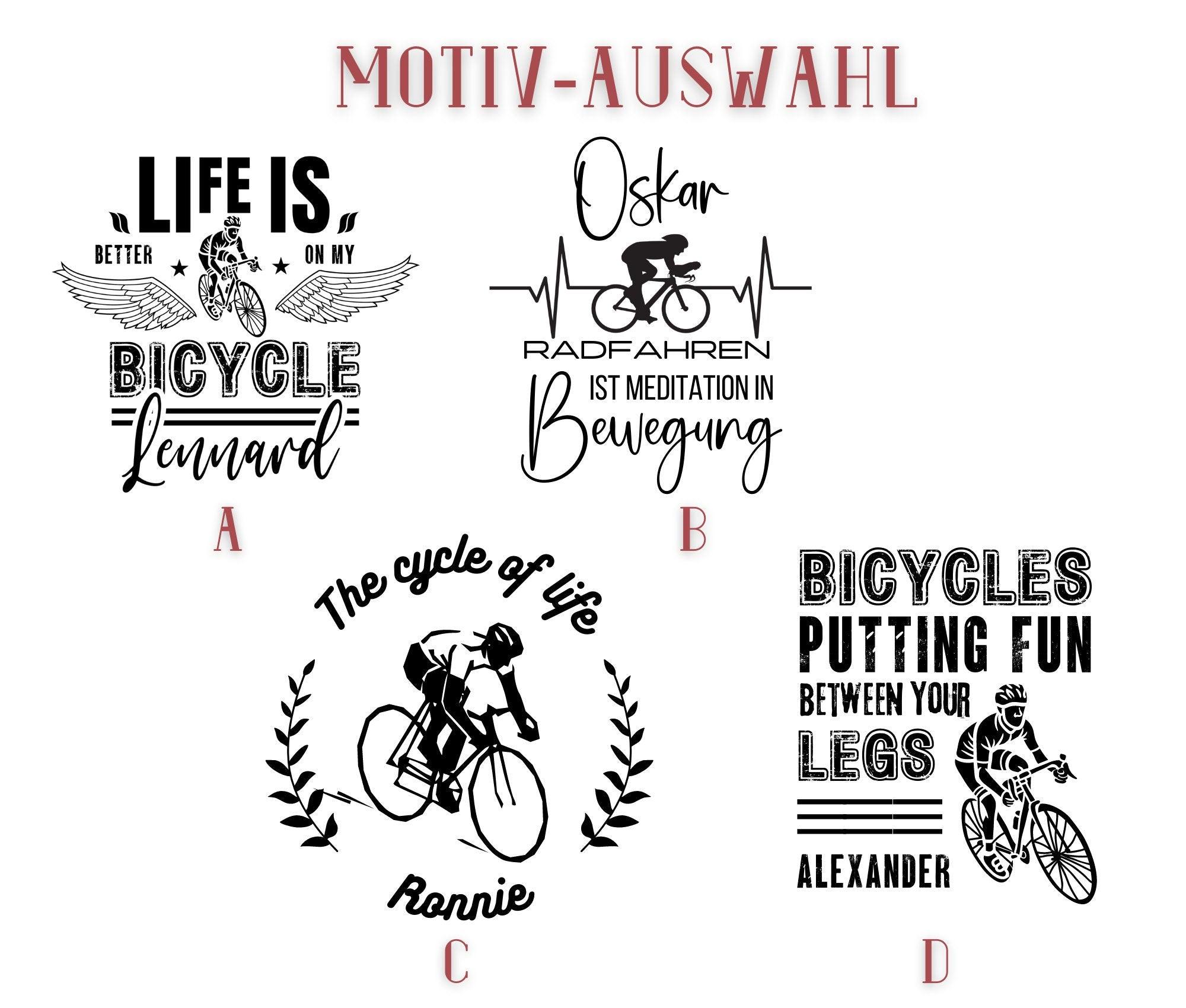 Karabinertasse | Personalisierbar | Tasse Rennradfahrer - Roo's Gift Shop