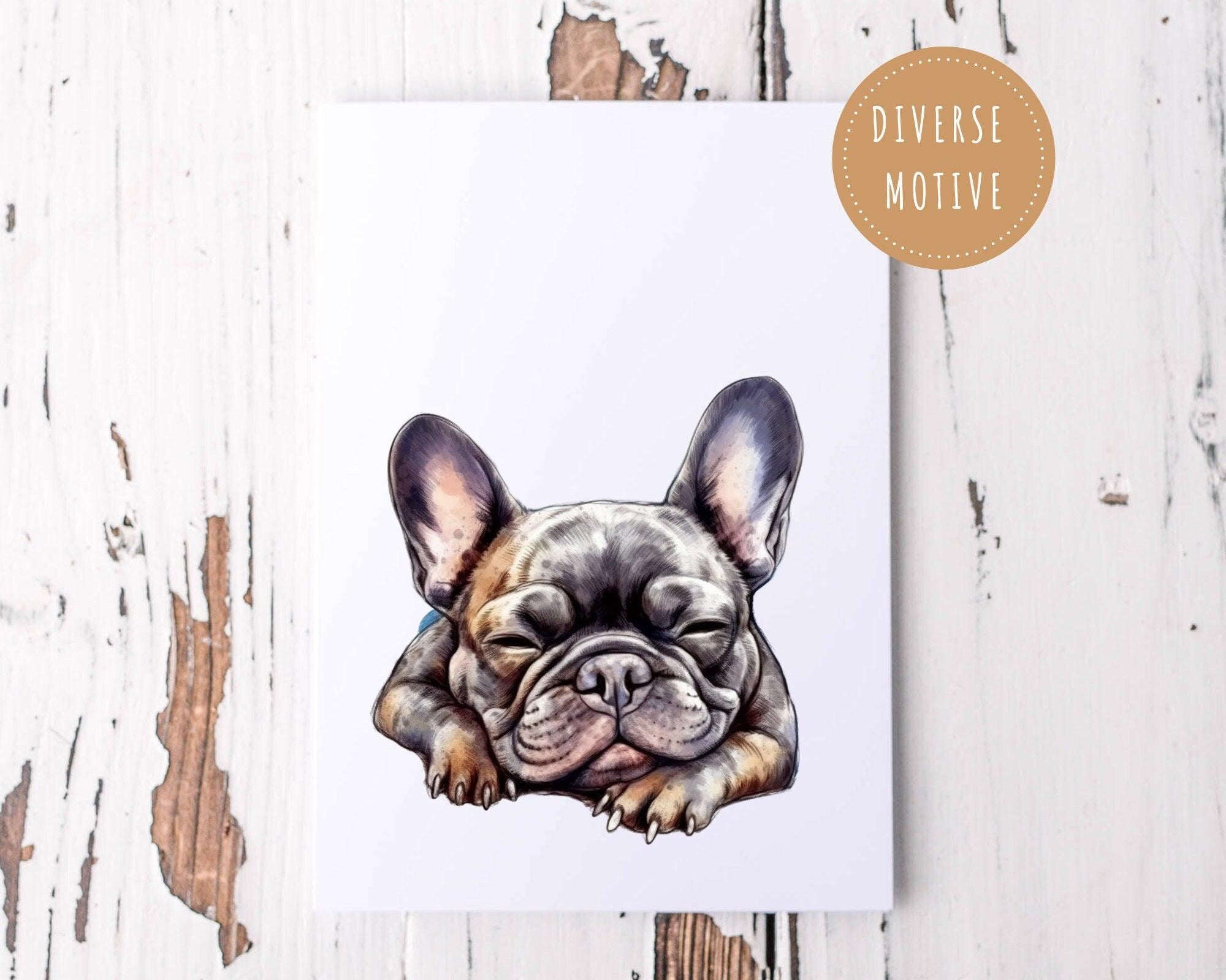 Karte Hund | Geburtstag | Frenchie, Buldogge - Roo's Gift Shop