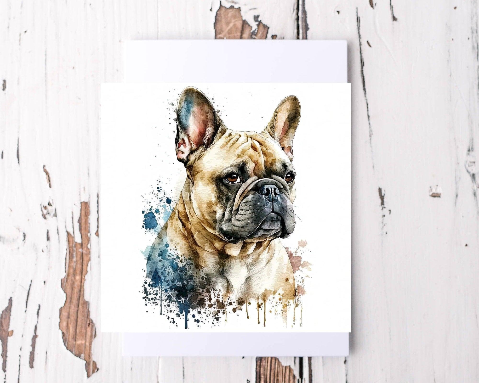 Karte Hund | Geburtstag | Frenchie, Buldogge - Roo's Gift Shop