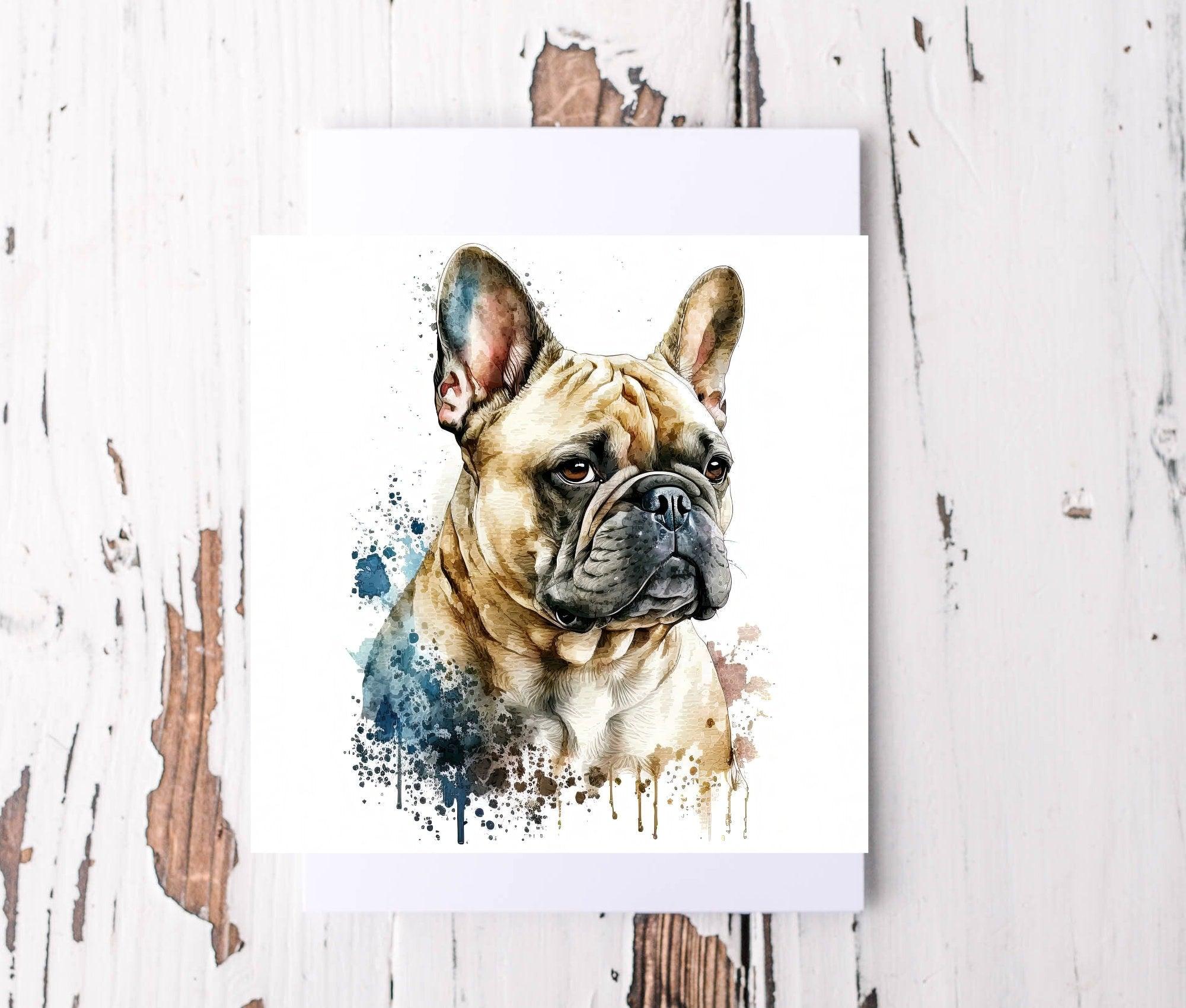 Karte Hund | Geburtstag | Frenchie, Buldogge - Roo's Gift Shop
