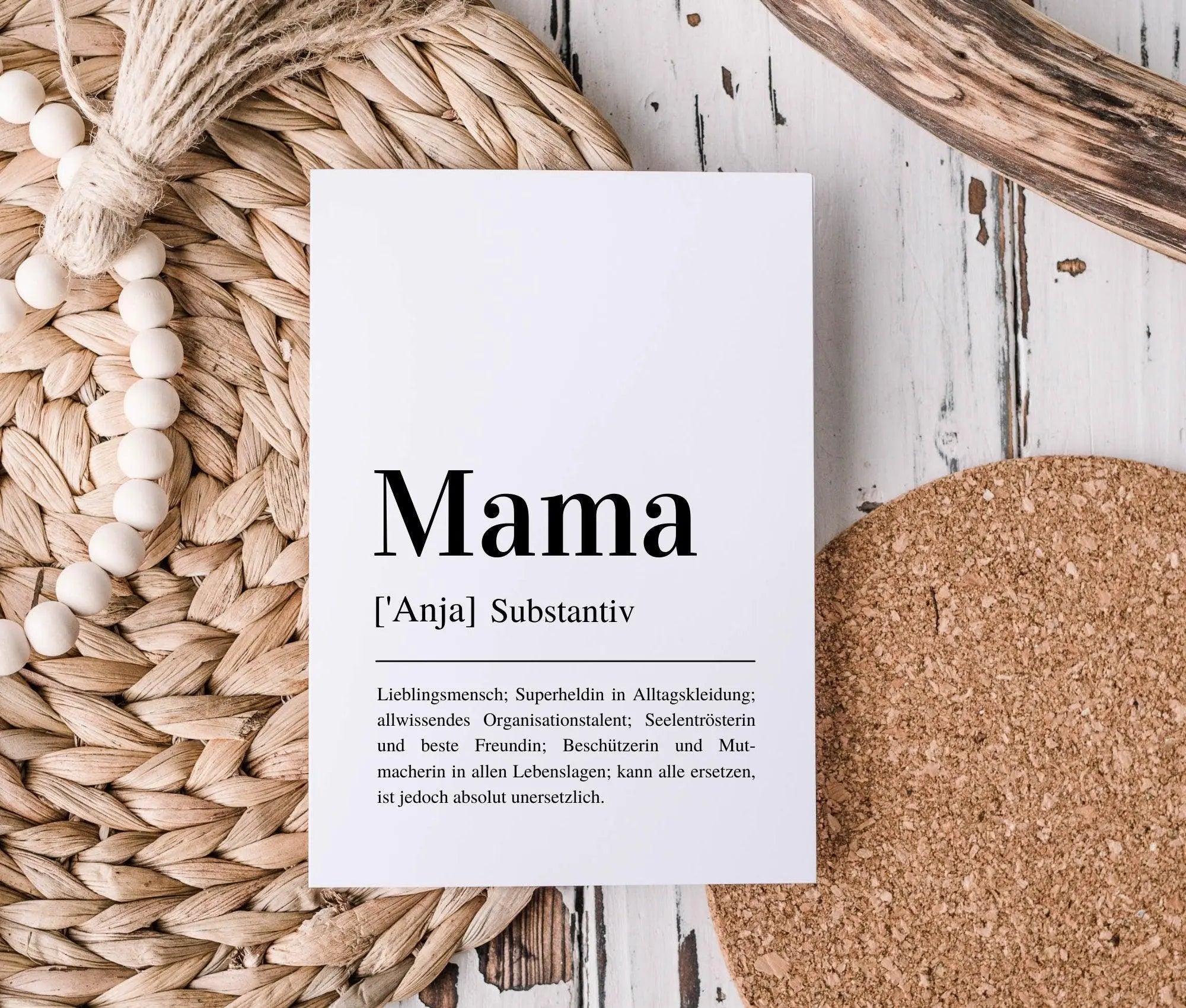 Karte | Definition Mama | Grußkarte Muttertag | A6 - Roo's Gift Shop