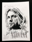 Karte | Kurt Cobain | Kraftpapierumschlag - Roo's Gift Shop