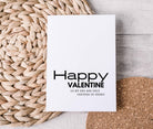 Karte Valentinstag | A6 | Happy Valentine | mit oder ohne Umschlag - Roo's Gift Shop