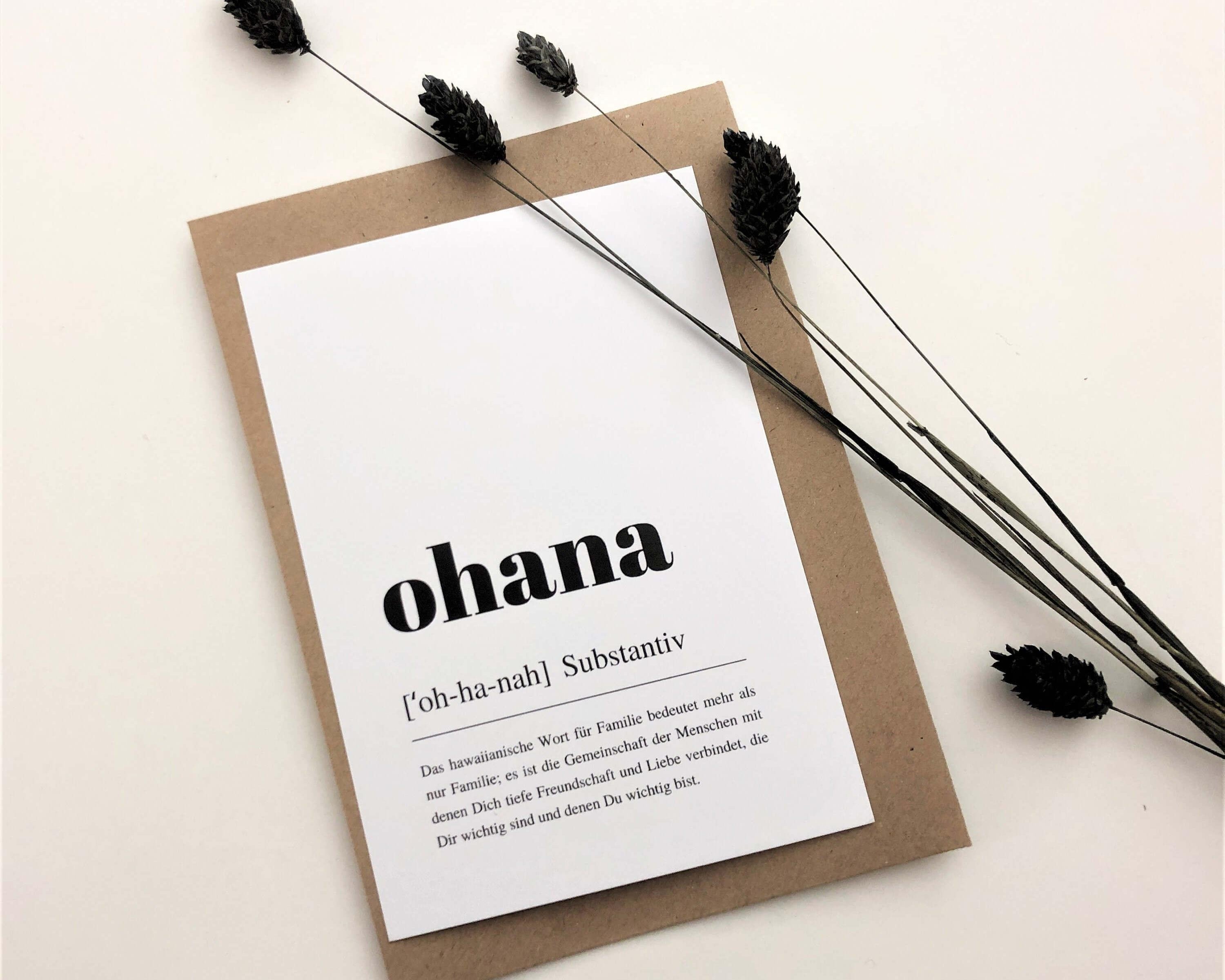 Kartenständer & Vase | Karte | Holz natur - Roo's Gift Shop