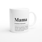 Keramiktasse | Mama Tasse | Definition | personalisierbar - Roo's Gift Shop