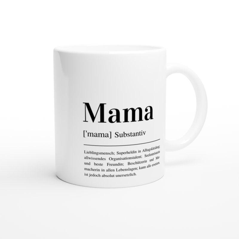 Keramiktasse | Mama Tasse | Definition | personalisierbar - Roo's Gift Shop