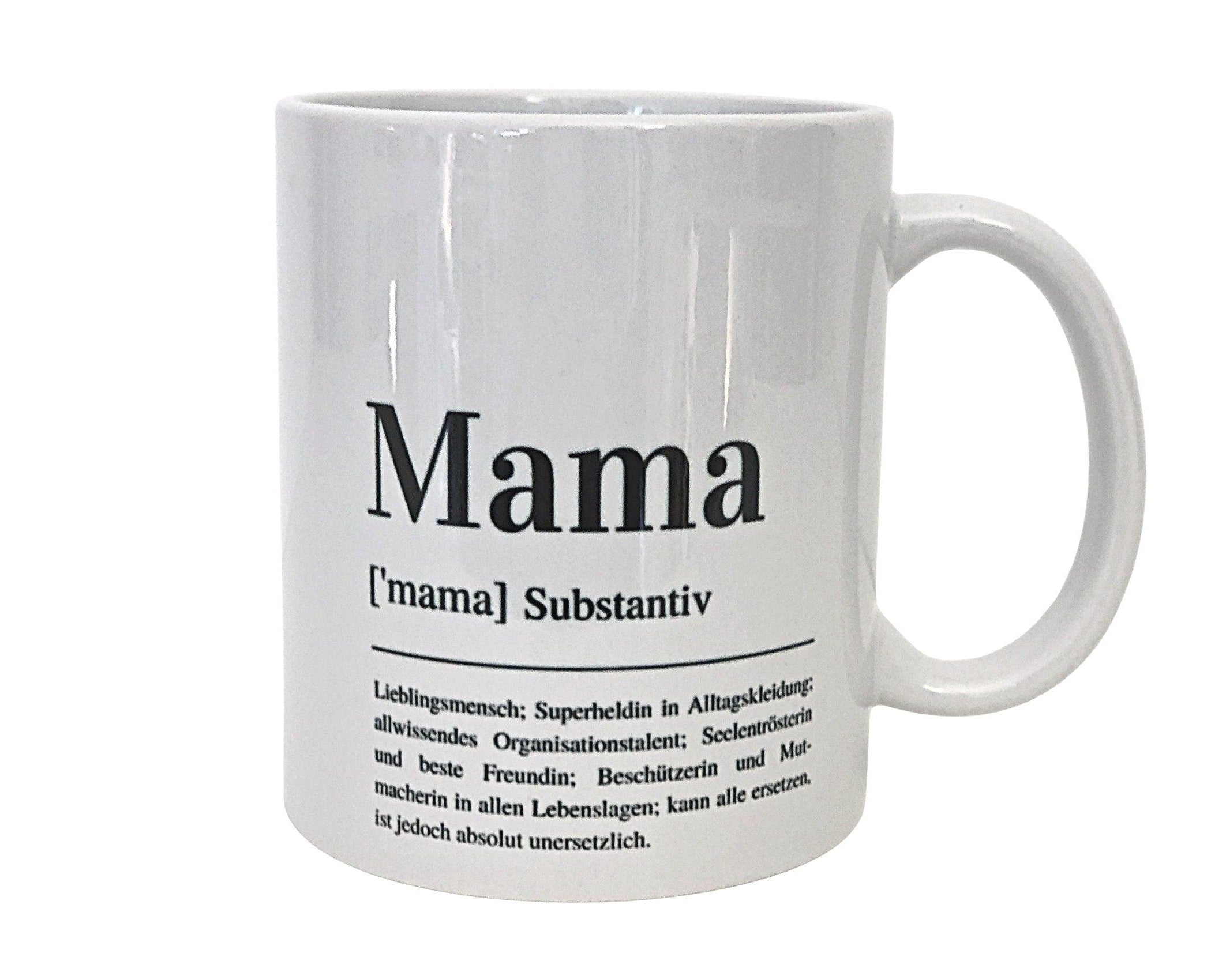 Keramiktasse | Mama Tasse | Definition | personalisierbar - Roo's Gift Shop
