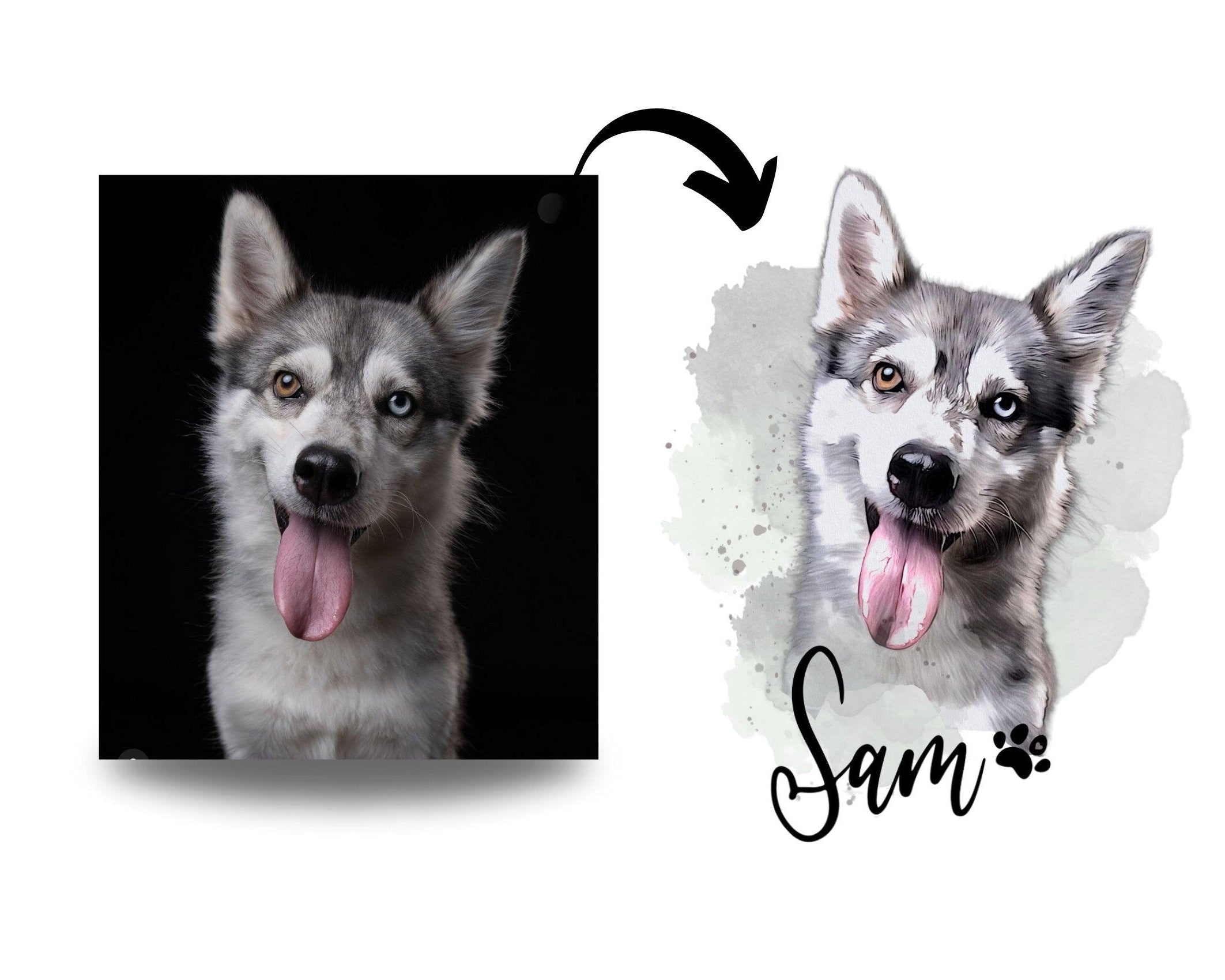 Keramiktasse | personalisierte Hunde-Tasse | nach Foto - Roo's Gift Shop