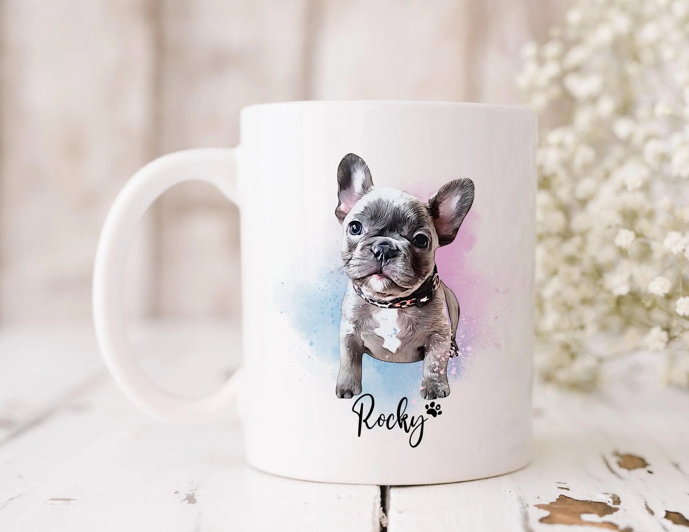 Keramiktasse | personalisierte Hunde-Tasse | nach Foto - Roo's Gift Shop