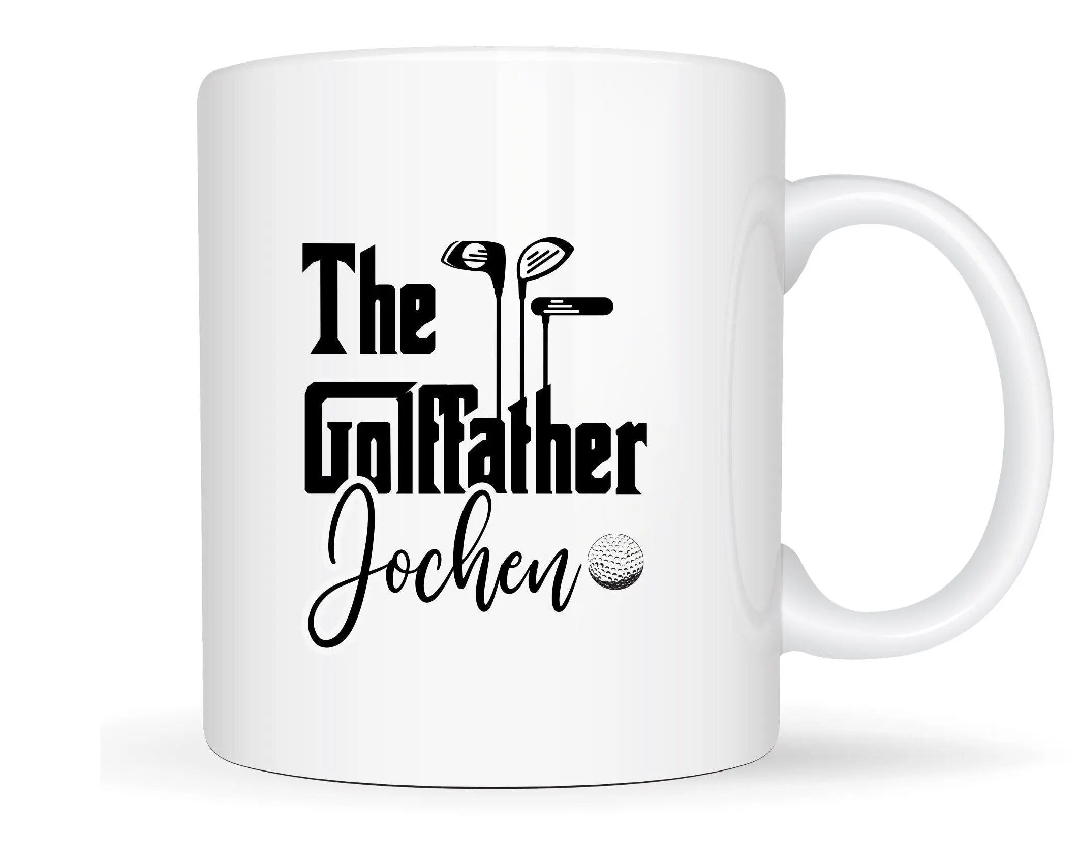 Keramiktasse | Personalisierte Tasse für Golfer - Roo's Gift Shop