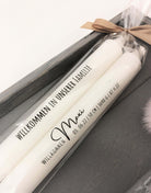 Kerze Geburt | personalisiert Name Geburtstag - Roo's Gift Shop