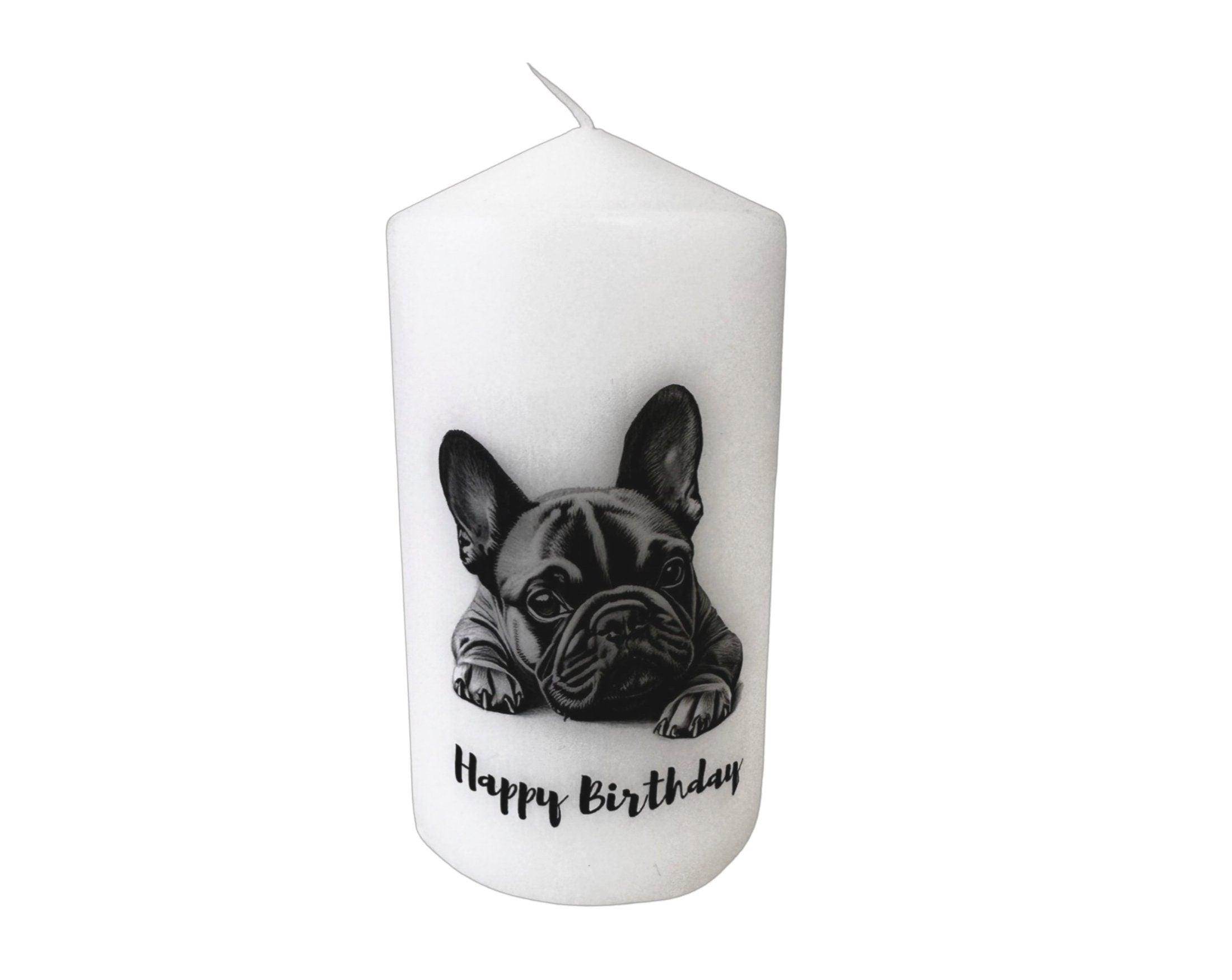 Kerze | Geburtstag | Panda | Hund | personalisierbar - Roo's Gift Shop