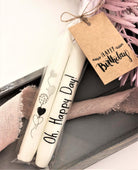 Kerze | Stabkerzen | Oh Happy Day | Luftballons - Roo's Gift Shop