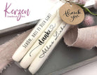Kerzen | Botschaft | Stabkerzen | Danke | Alles Liebe | Schön... - Roo's Gift Shop