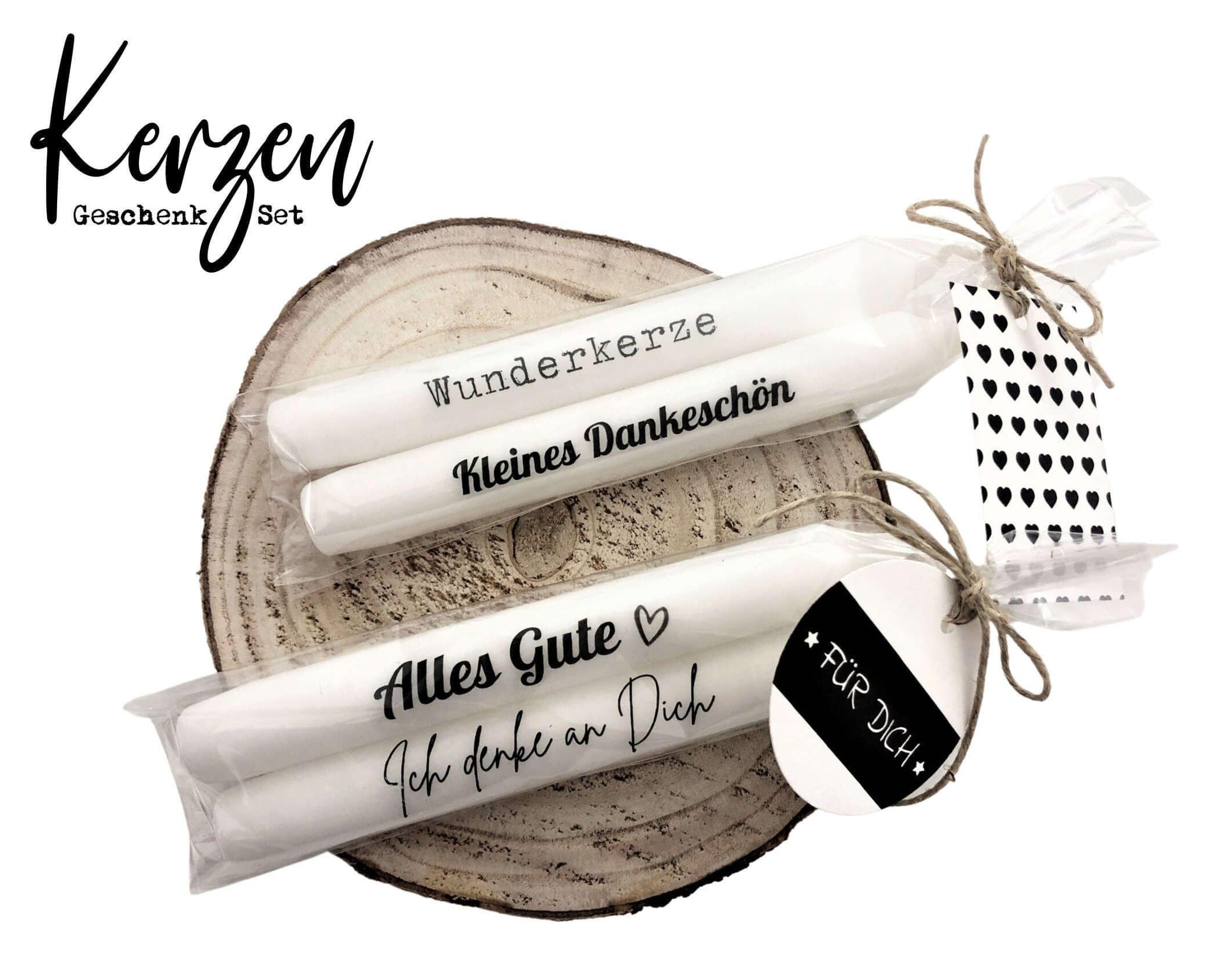 Kerzen | Dankeschön | Alles Gute | Wunderkerze - Roo's Gift Shop