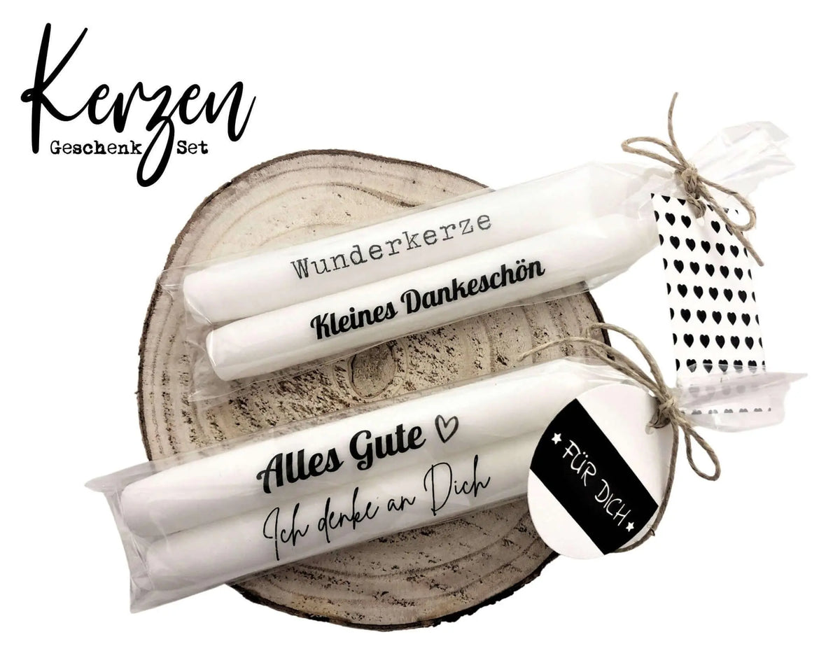Kerzen | Dankeschön | Alles Gute | Wunderkerze - Roo's Gift Shop
