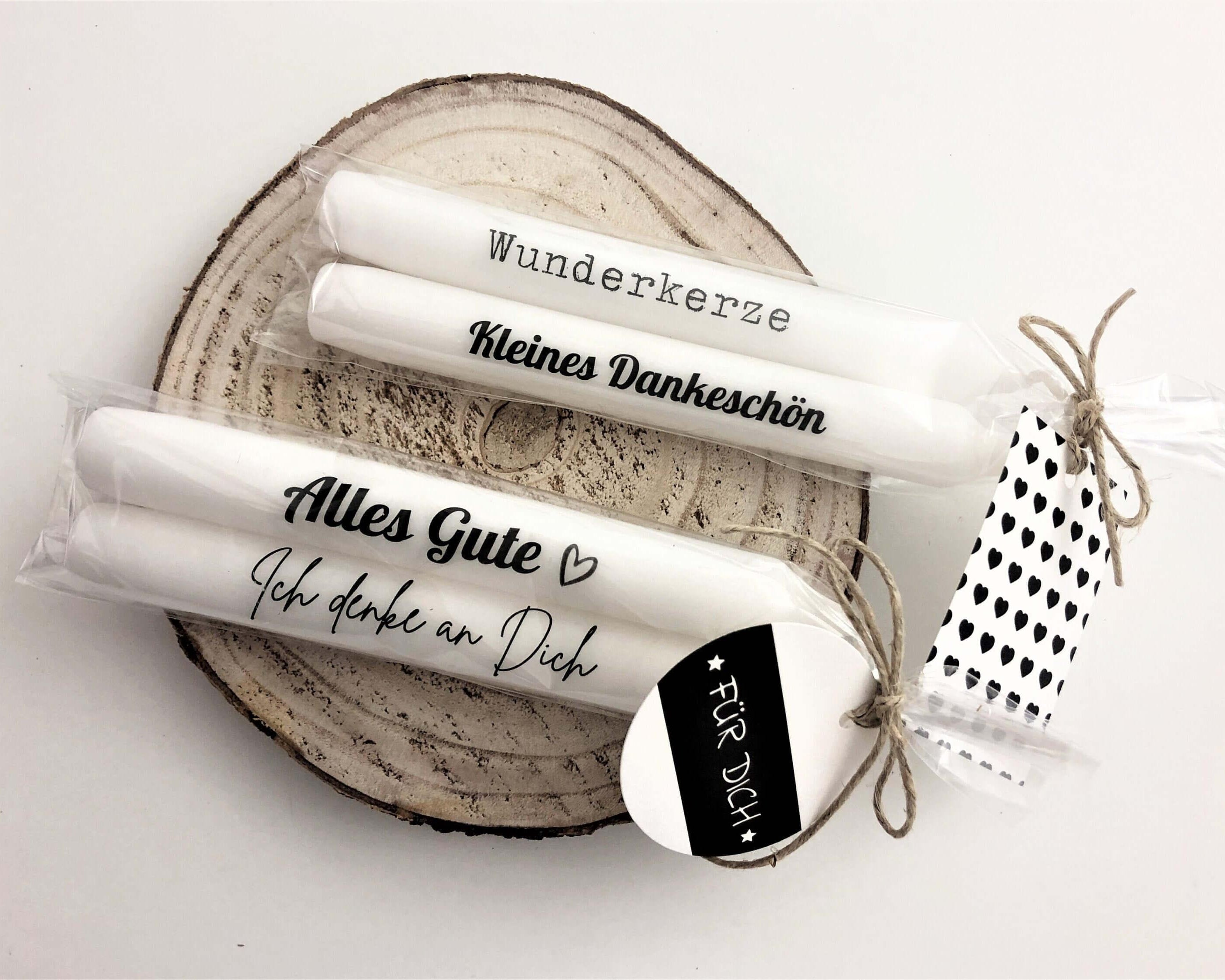 Kerzen | Dankeschön | Alles Gute | Wunderkerze - Roo's Gift Shop