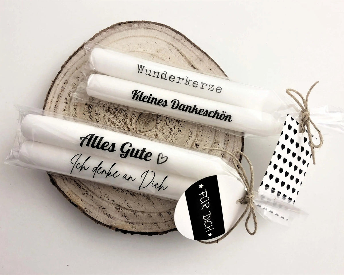 Kerzen | Dankeschön | Alles Gute | Wunderkerze - Roo's Gift Shop
