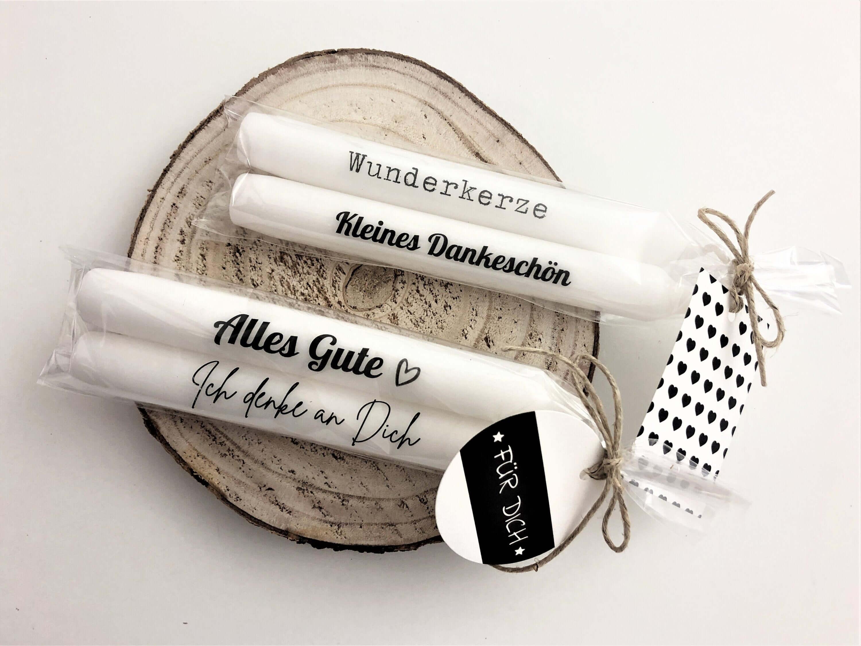 Kerzen | Dankeschön | Alles Gute | Wunderkerze - Roo's Gift Shop