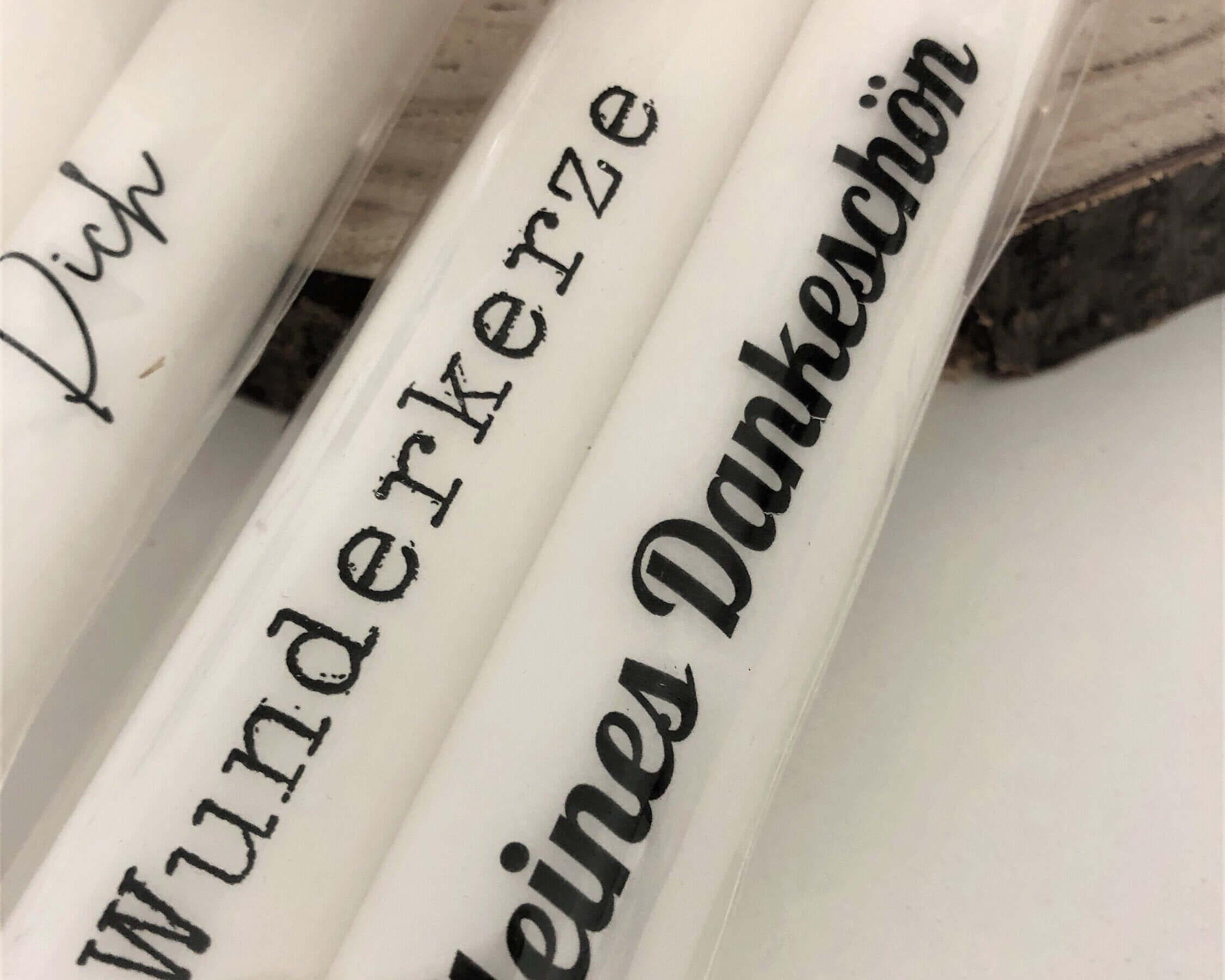 Kerzen | Dankeschön | Alles Gute | Wunderkerze - Roo's Gift Shop