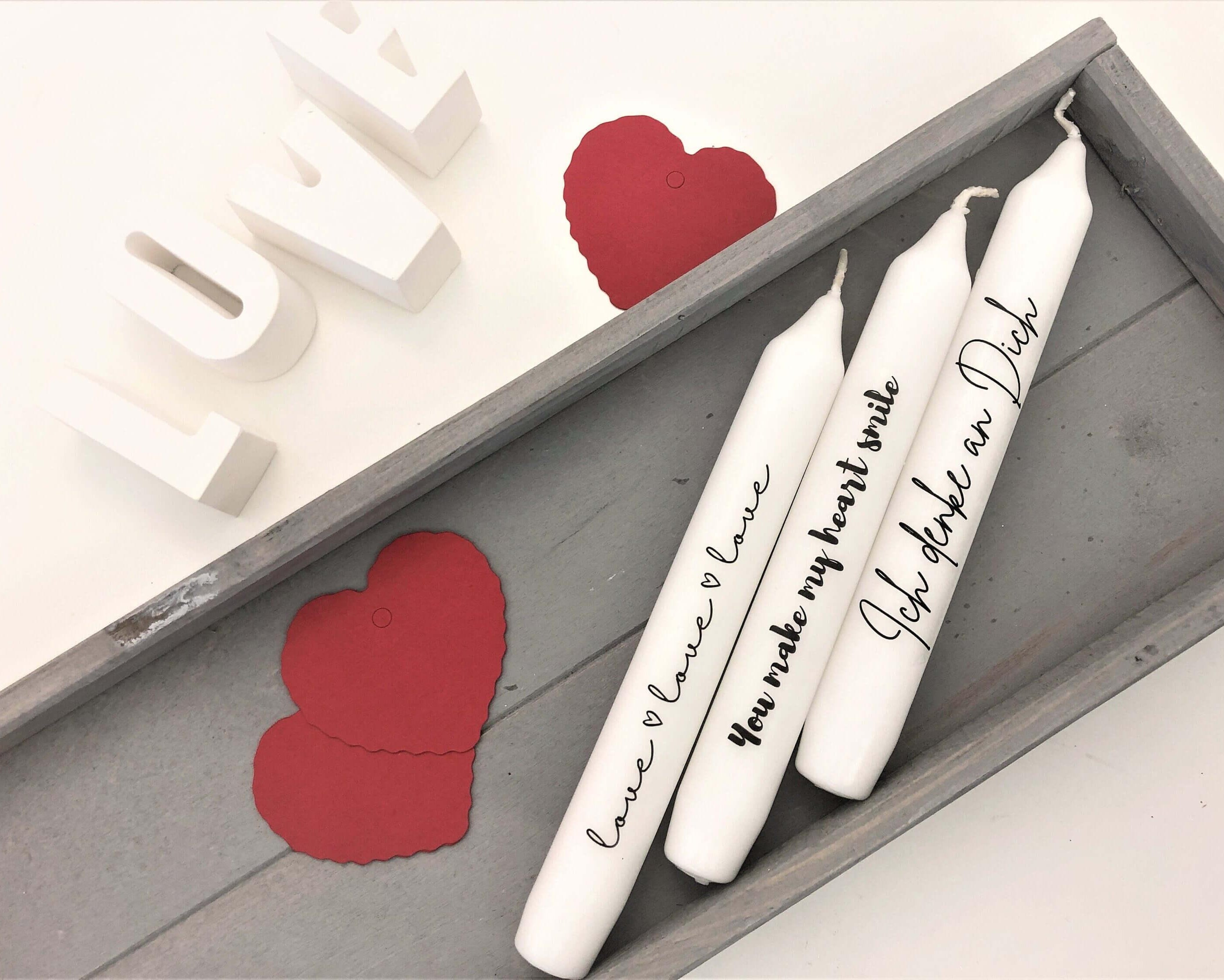 Kerzen | Hochzeit Valentinstag - Roo's Gift Shop
