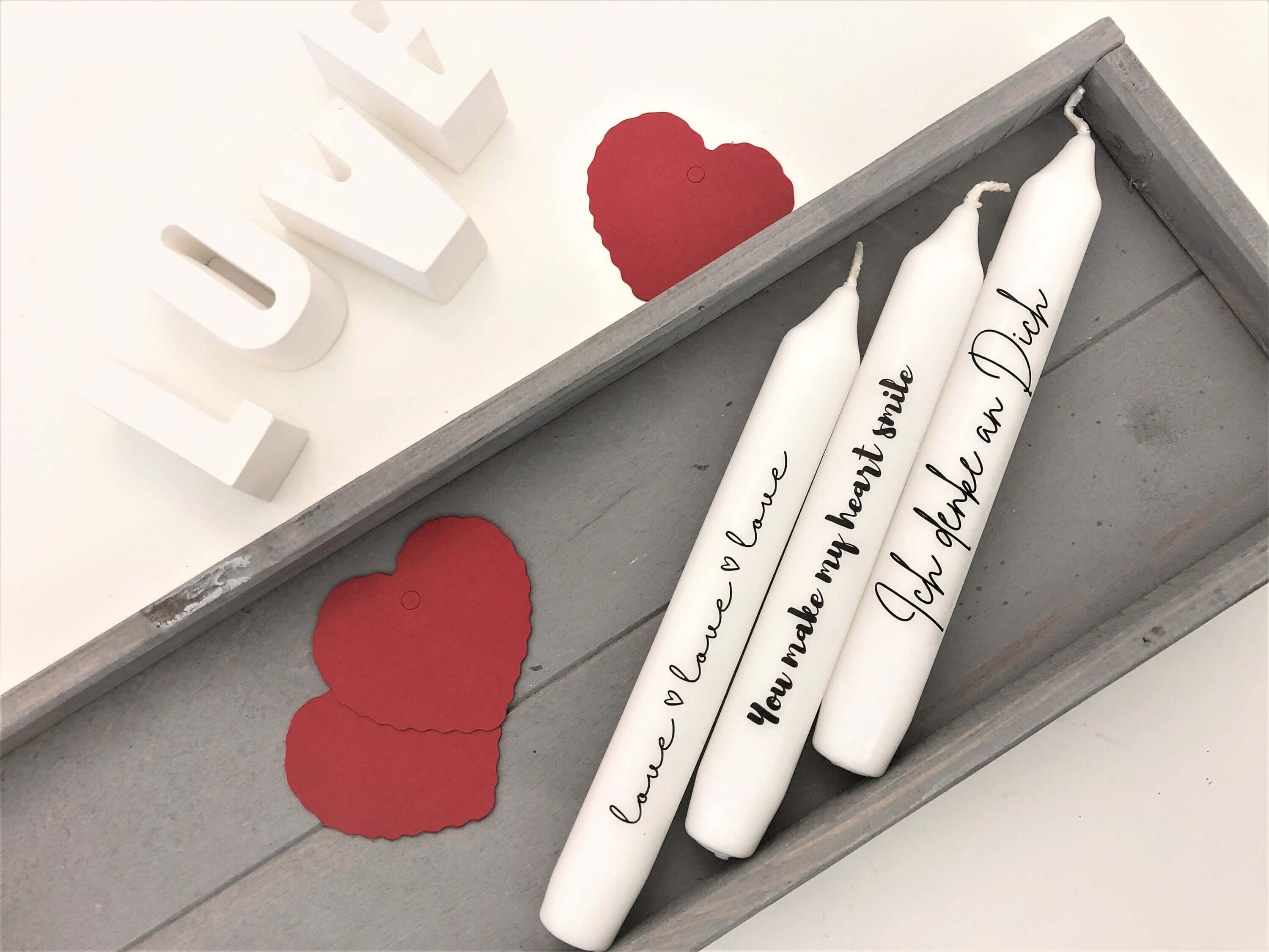 Kerzen | Hochzeit Valentinstag - Roo's Gift Shop