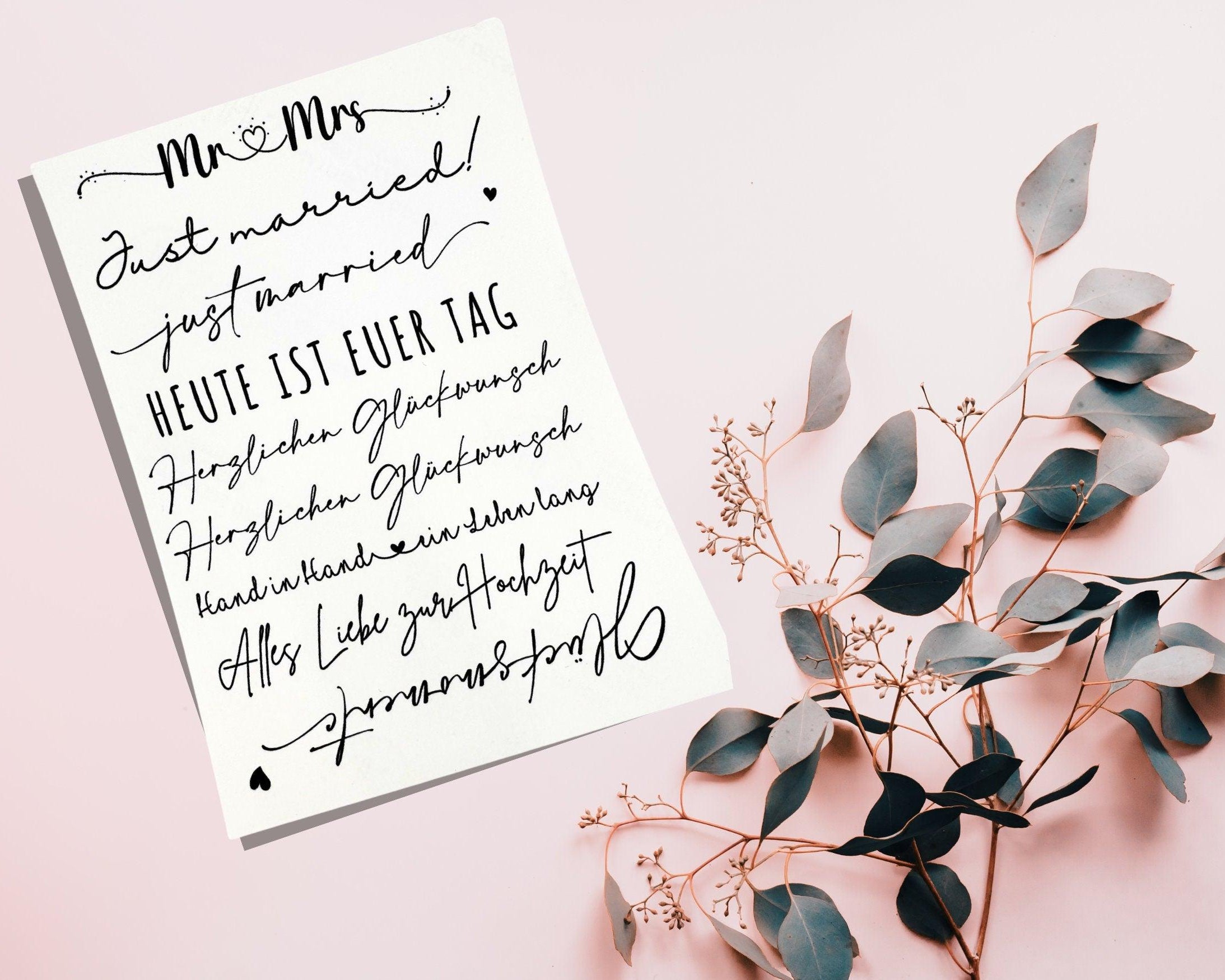Kerzensticker Wasserschiebefolie | Hochzeit Heirat - Roo's Gift Shop
