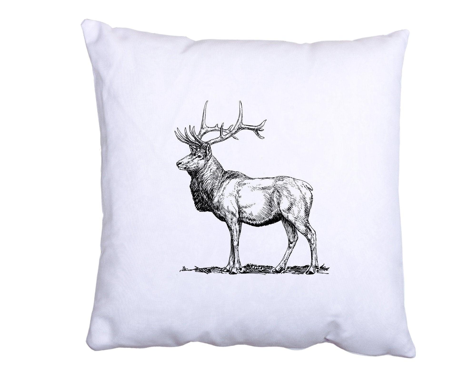 Kissen Hirsch | 40 x 40 cm | Herbst - Roo's Gift Shop