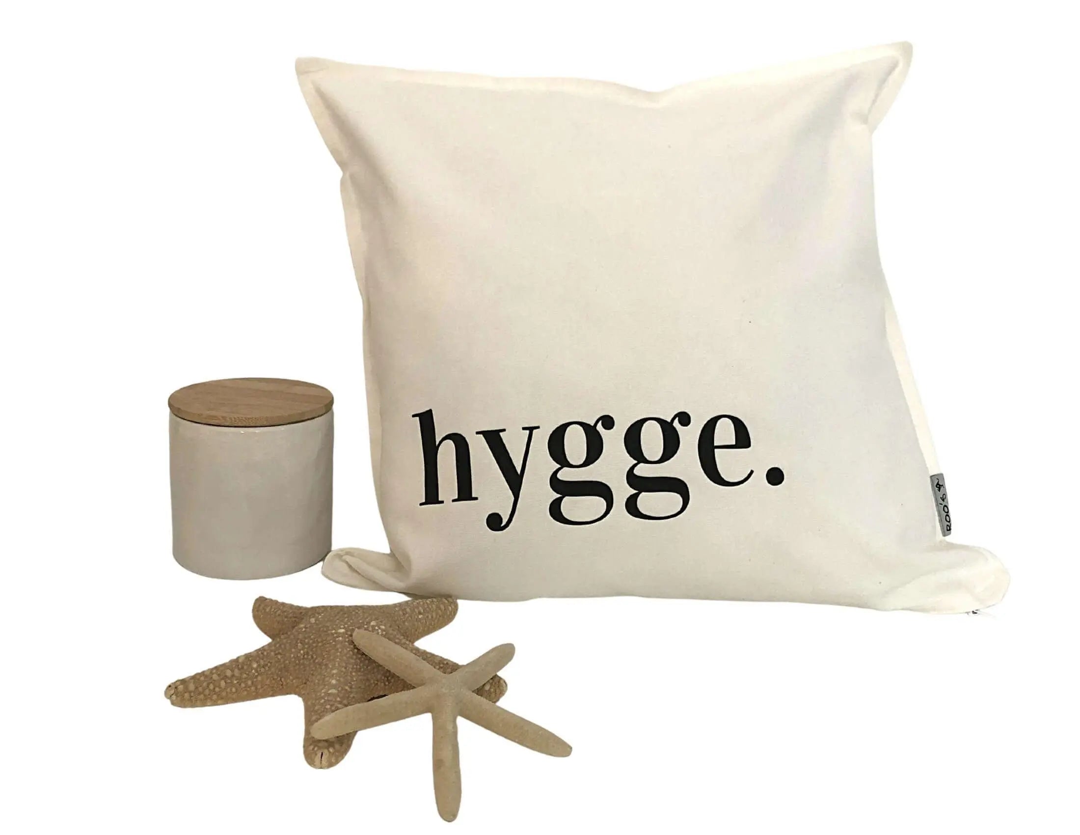 Kissen HYGGE | Kissenbezug Baumwolle - Roo's Gift Shop