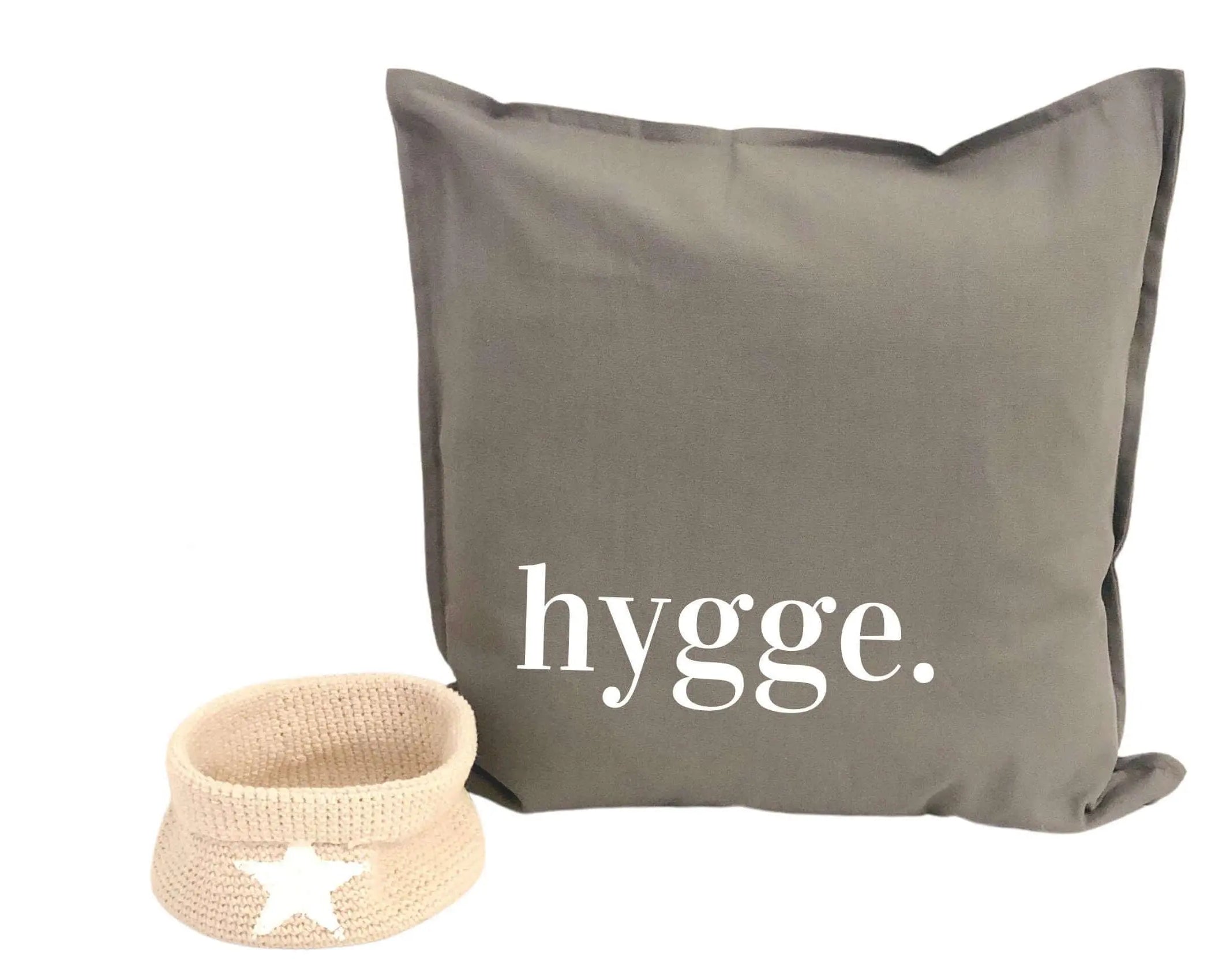 Kissen HYGGE | Kissenbezug Baumwolle - Roo's Gift Shop