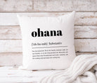 Kissen Ohana | Familie Freunde | 40 x 40 cm - Roo's Gift Shop