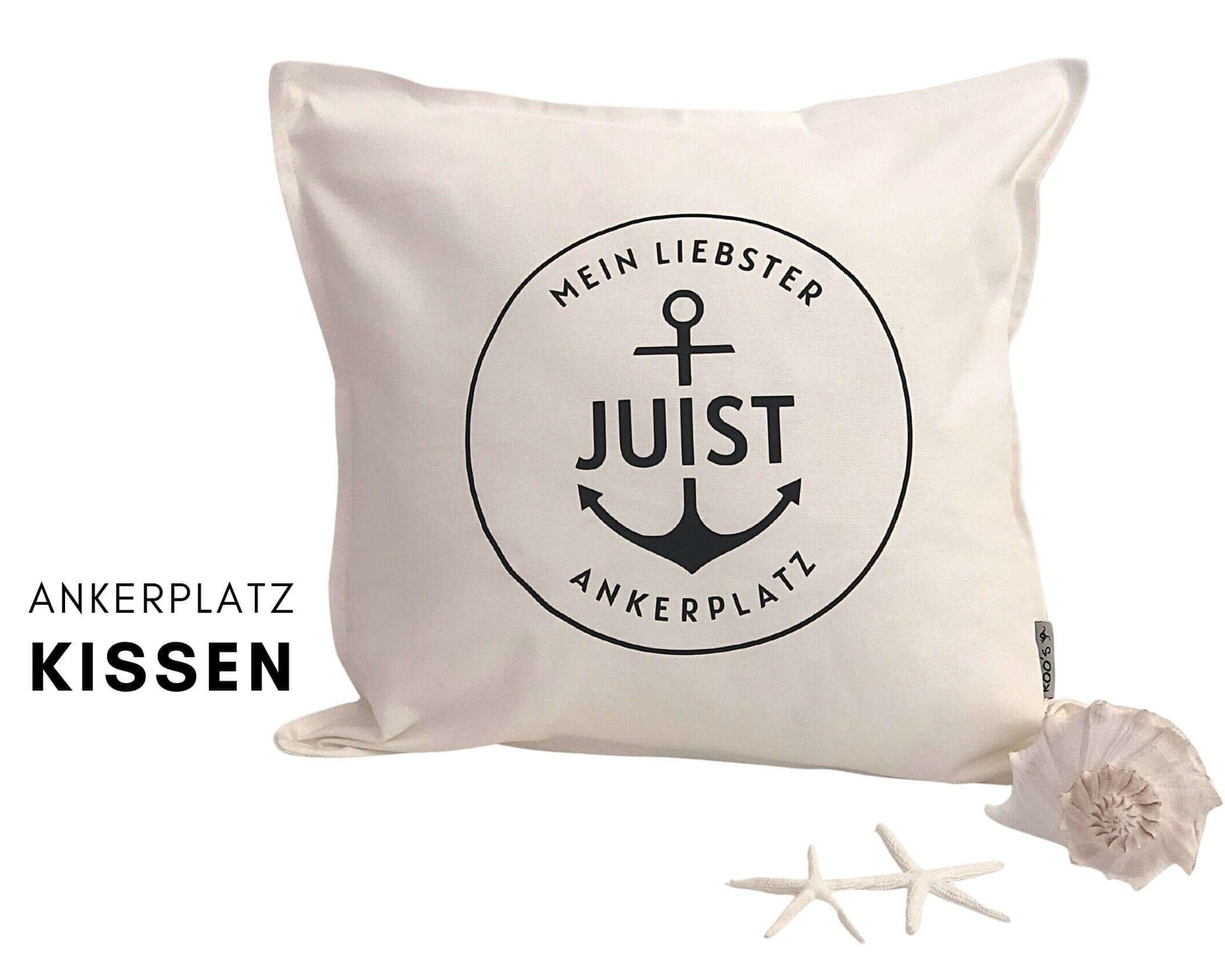 Kissen | Ankerplatz | Maritim | personalisierbar - Roo's Gift Shop