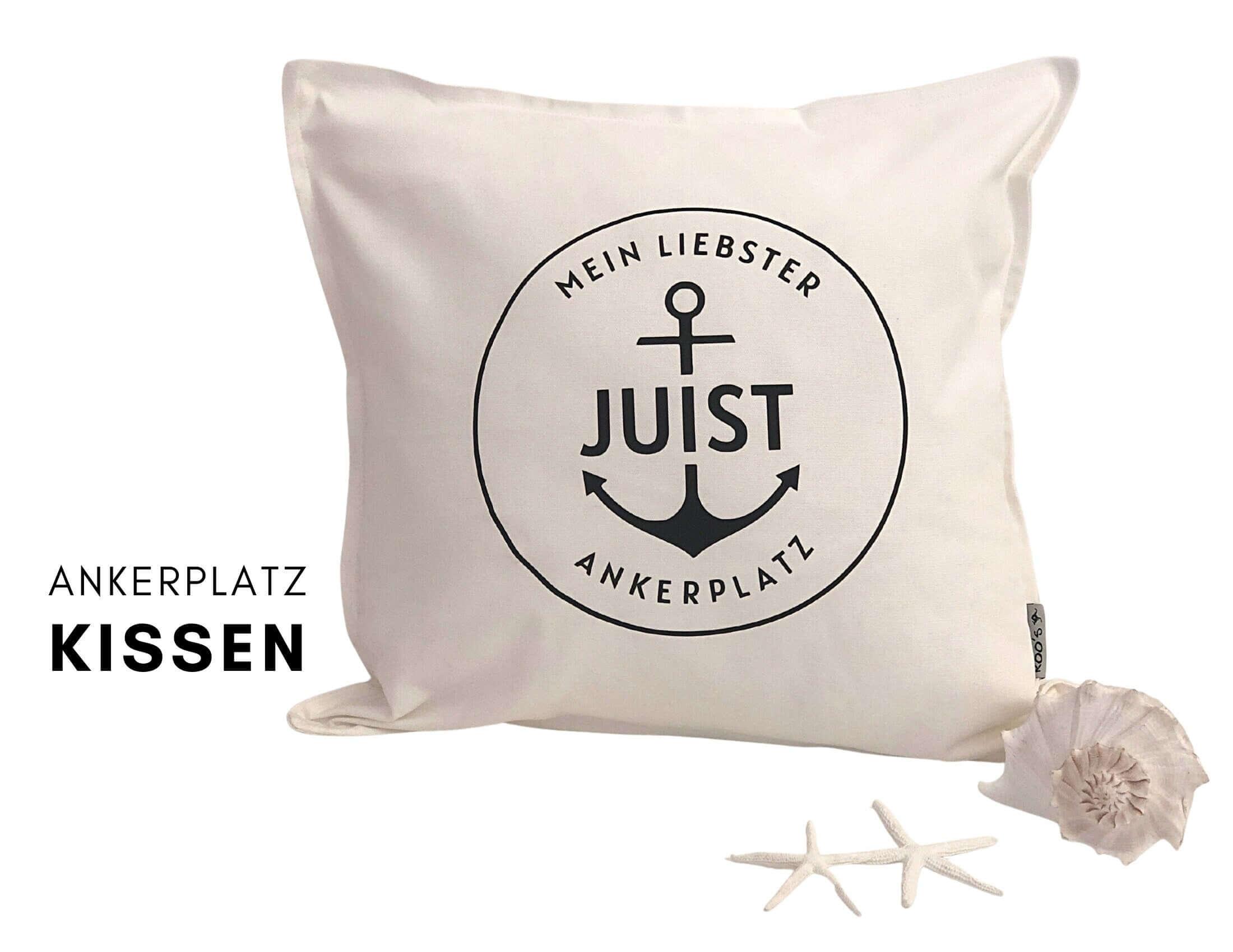 Kissen | Ankerplatz | Maritim | personalisierbar - Roo's Gift Shop