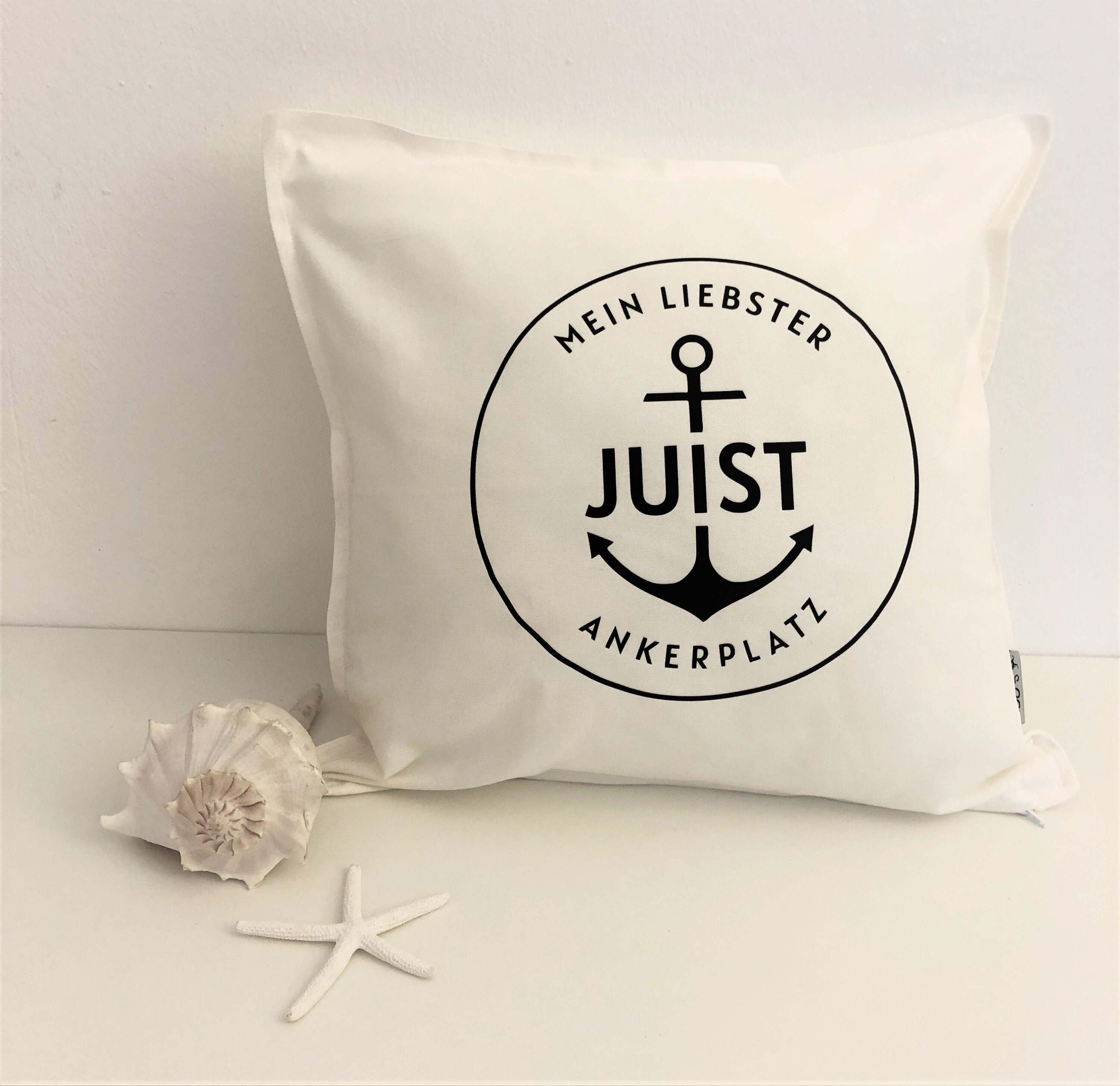 Kissen | Ankerplatz | Maritim | personalisierbar - Roo's Gift Shop
