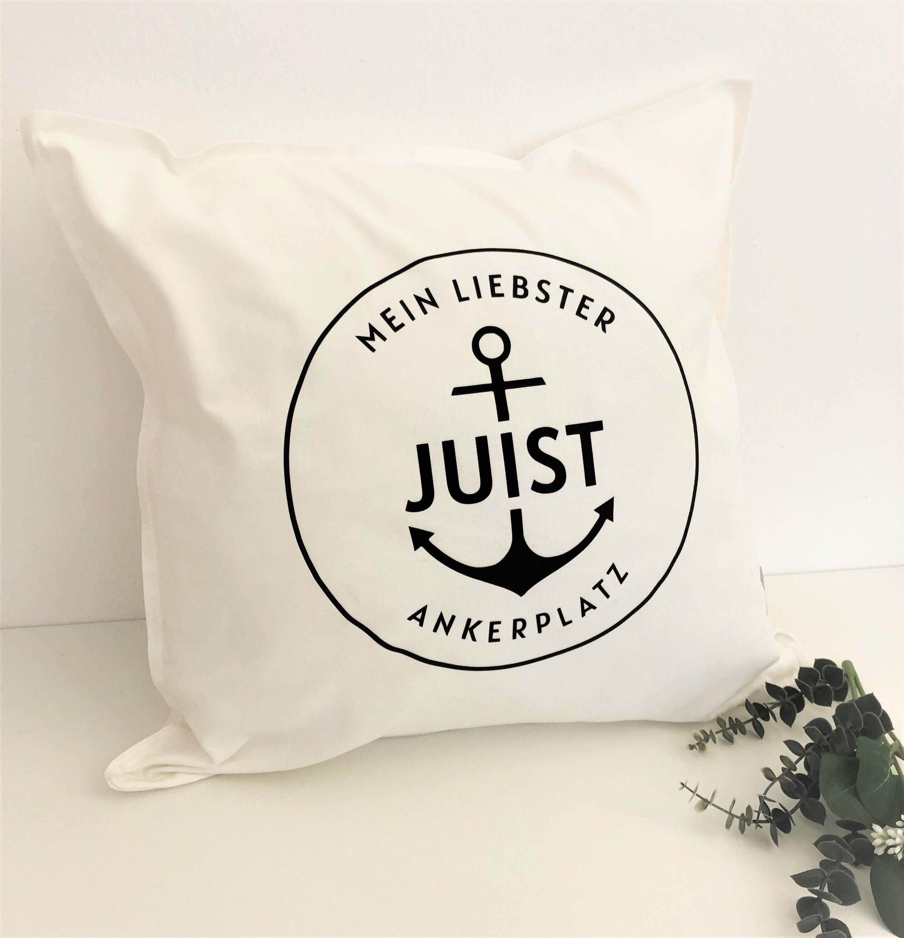 Kissen | Ankerplatz | Maritim | personalisierbar - Roo's Gift Shop