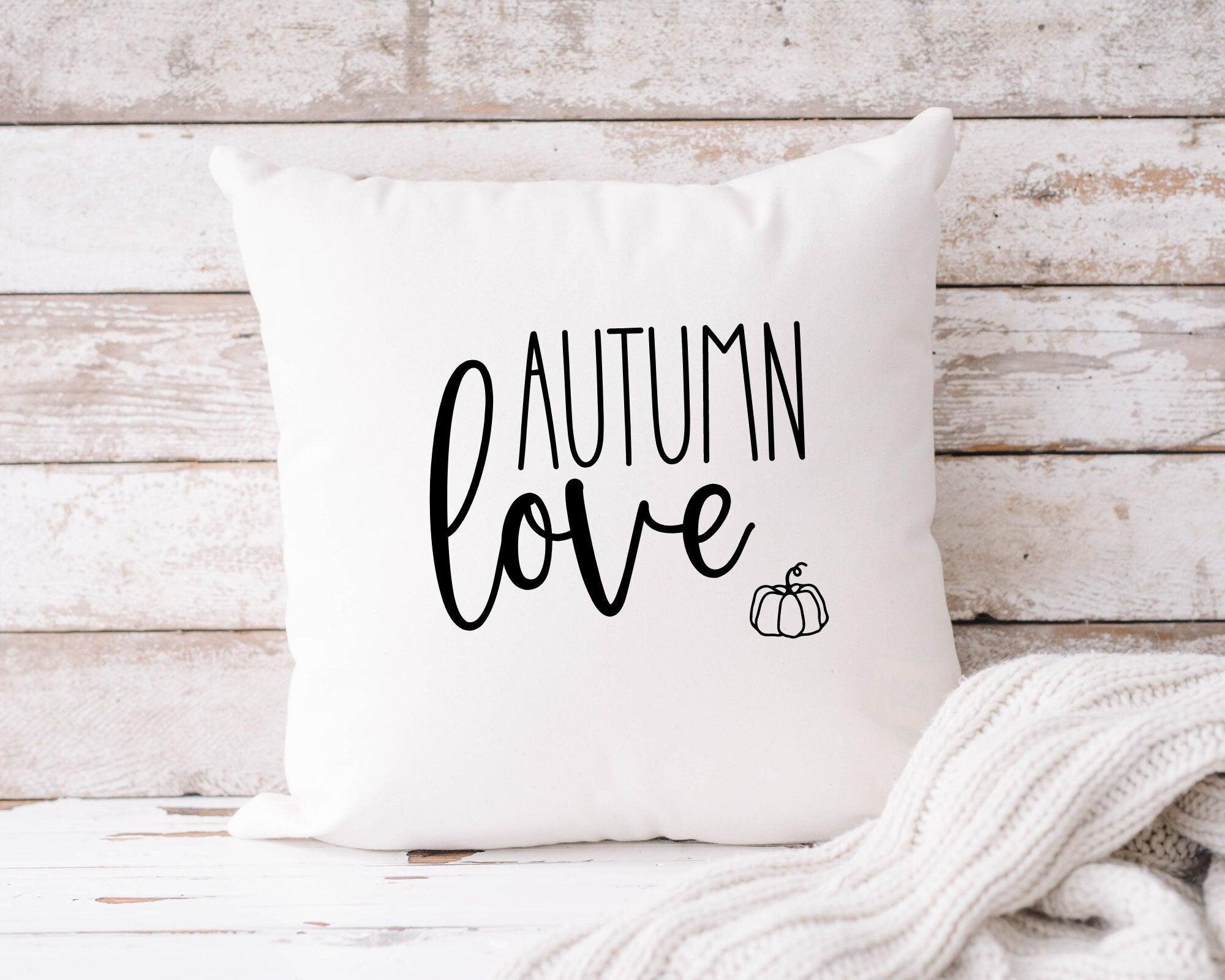 Kissen | Autumn Love | Herbst Liebe | 40 x 40 cm - Roo's Gift Shop