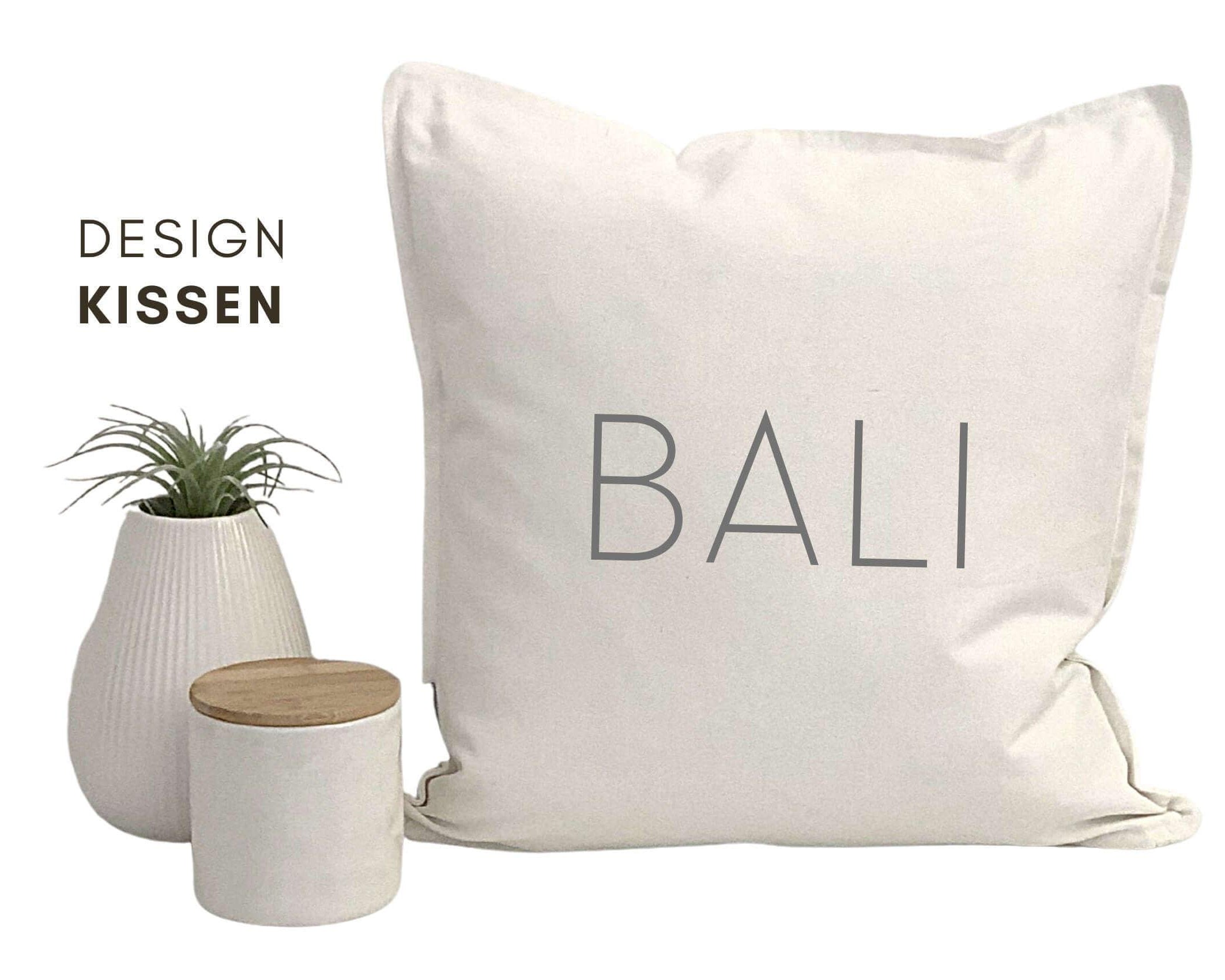 Kissen | BALI | schwarz, grau, sand, weiß - Roo's Gift Shop