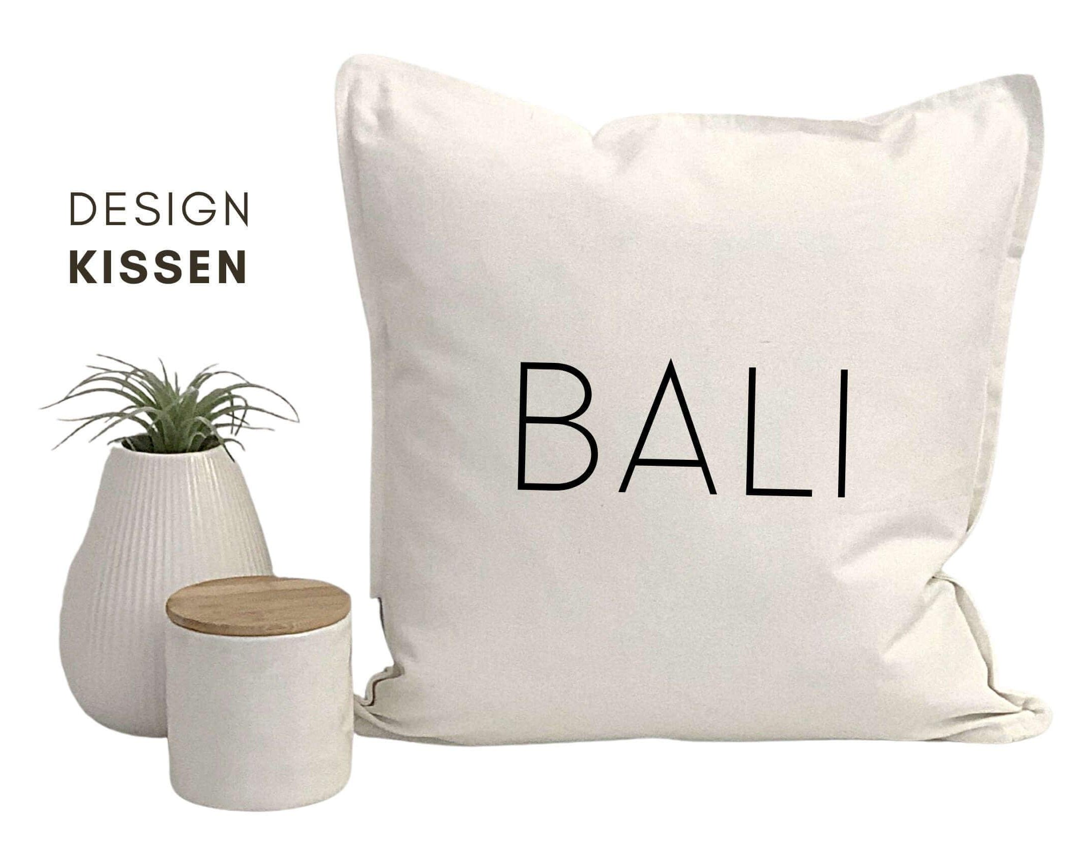 Kissen | BALI | schwarz, grau, sand, weiß - Roo's Gift Shop