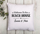 Kissen | Beach House | personalisiert | 40 x 40 cm - Roo's Gift Shop