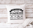 Kissen | Farm fresh pumpkins | Kürbis | 40 x 40 cm - Roo's Gift Shop