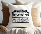 Kissen | Farm fresh pumpkins | Kürbis | 40 x 40 cm - Roo's Gift Shop