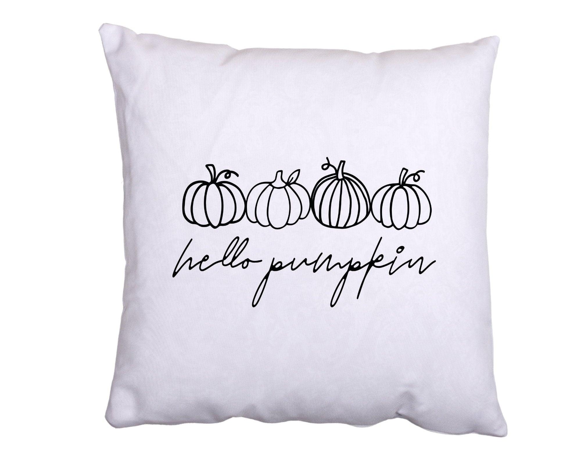 Kissen | hello pumpkin | Kürbis Liebe | 40 x 40 cm - Roo's Gift Shop