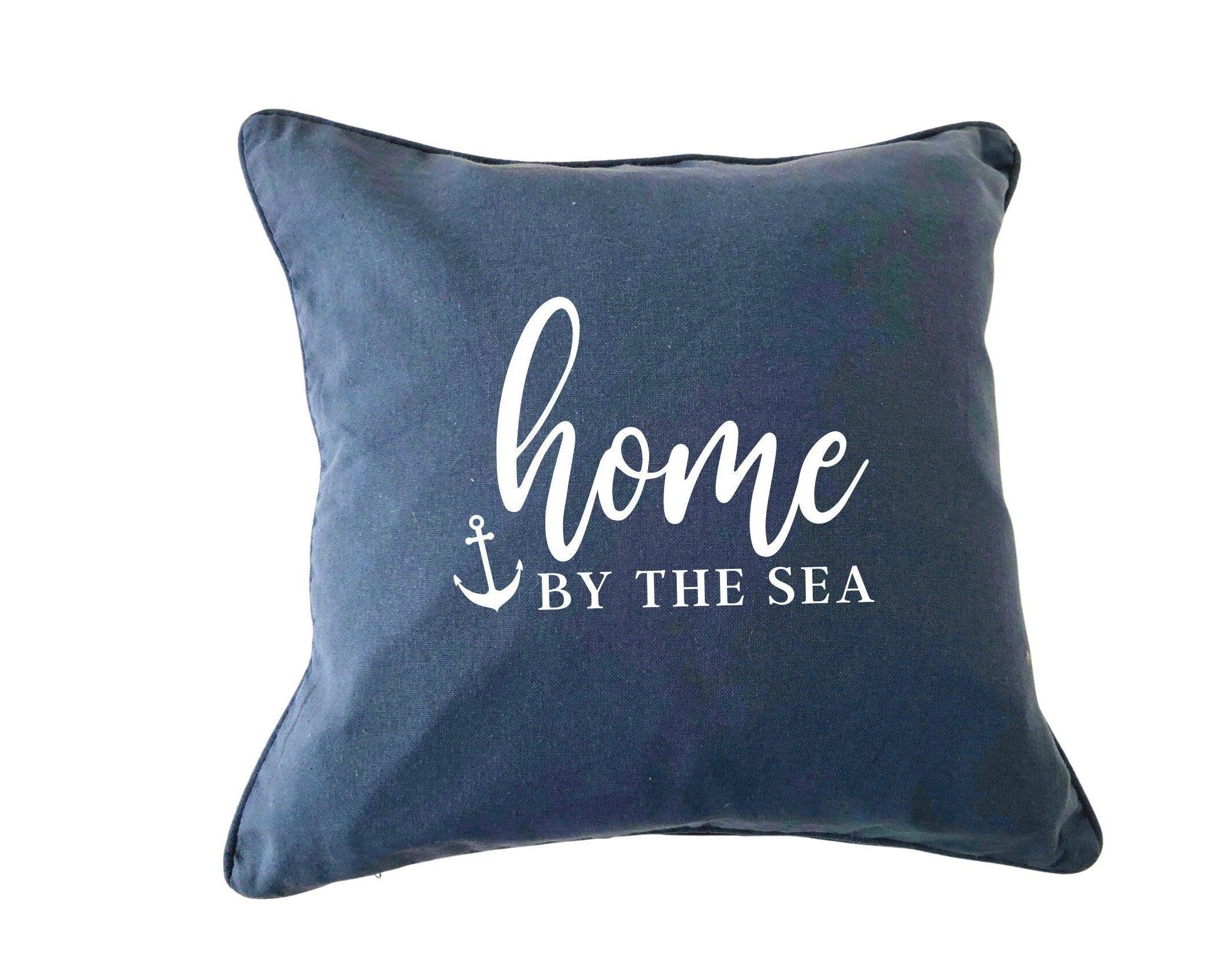 Kissen | HOME by the sea | 40 x 40 cm - Roo's Gift Shop