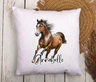 Kissen | Pferde | personalisiert | 40 x 40 cm - Roo's Gift Shop