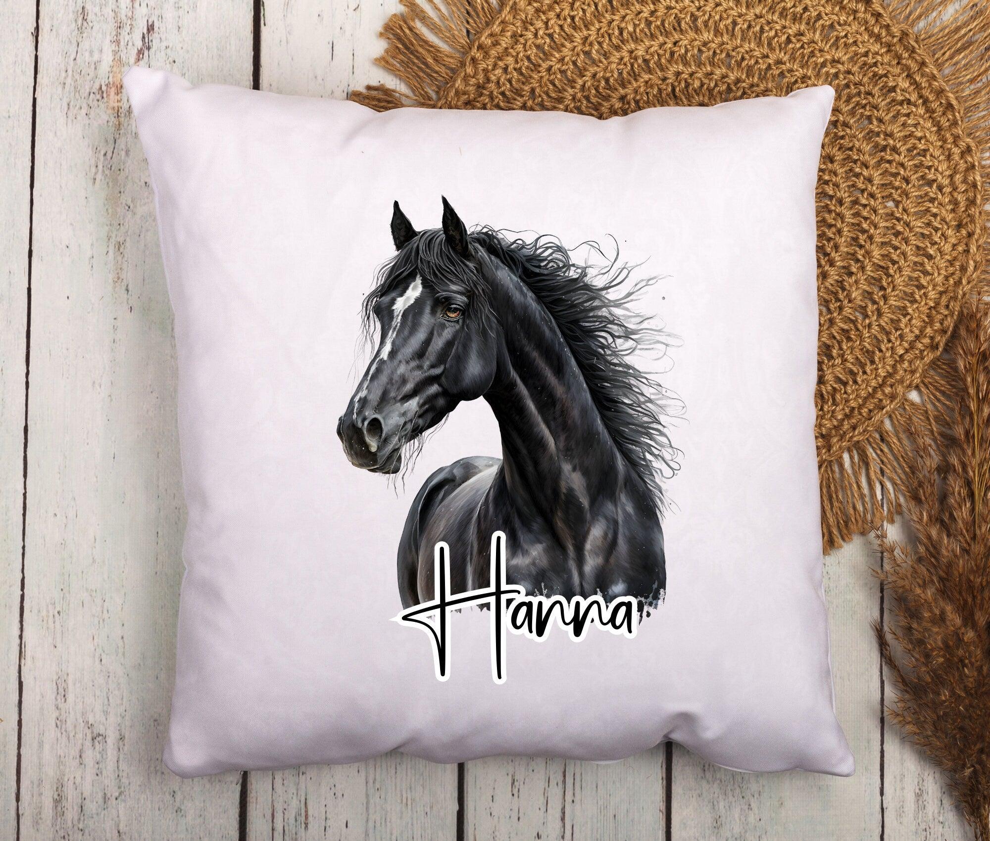 Kissen | Pferde | personalisiert | 40 x 40 cm - Roo's Gift Shop